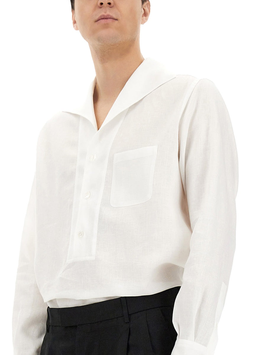 DOLCE & GABBANA Linen Shirt for Men - Size L