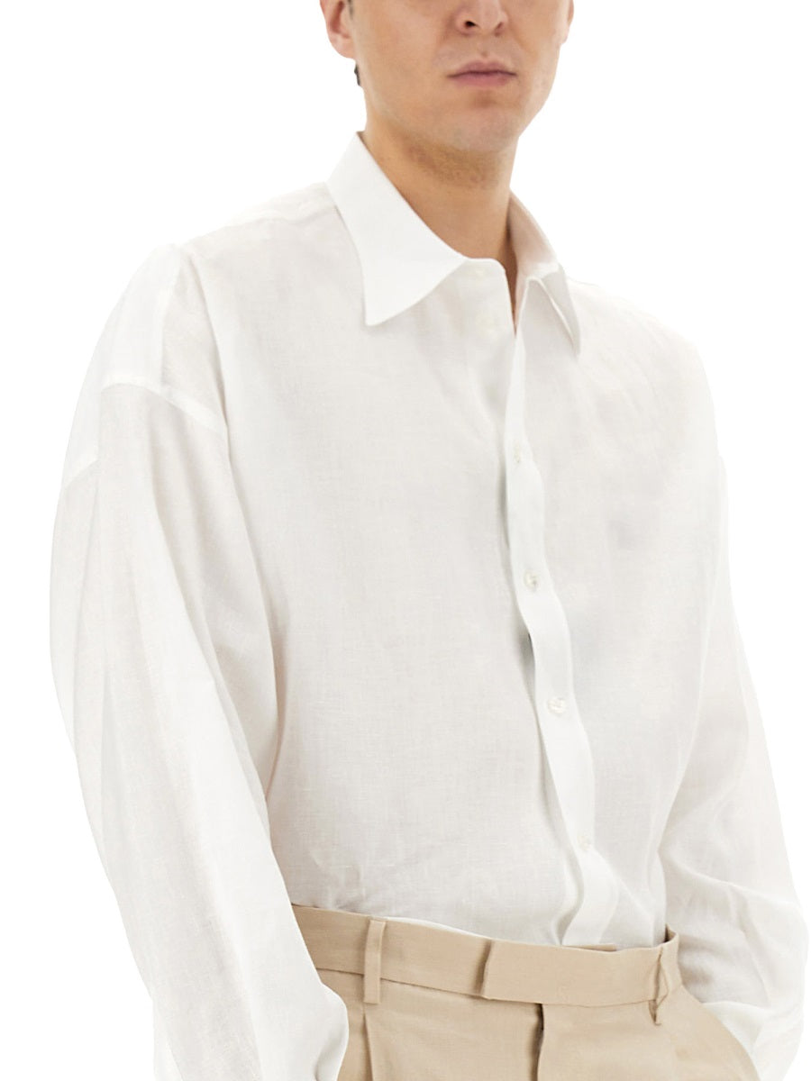 DOLCE & GABBANA Linen Shirt - Size 50