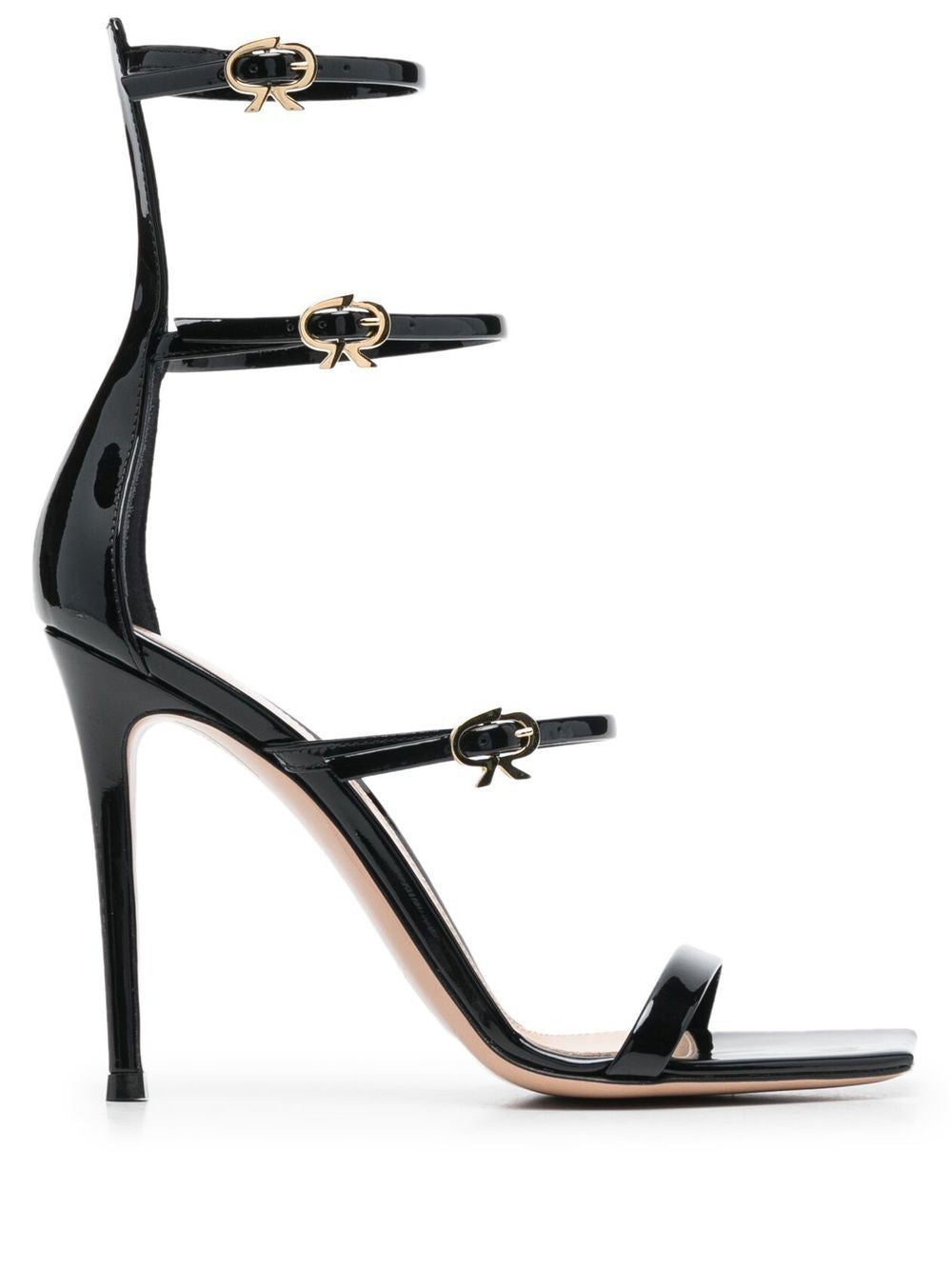 GIANVITO ROSSI Elegant Ribbon Uptown Sandals