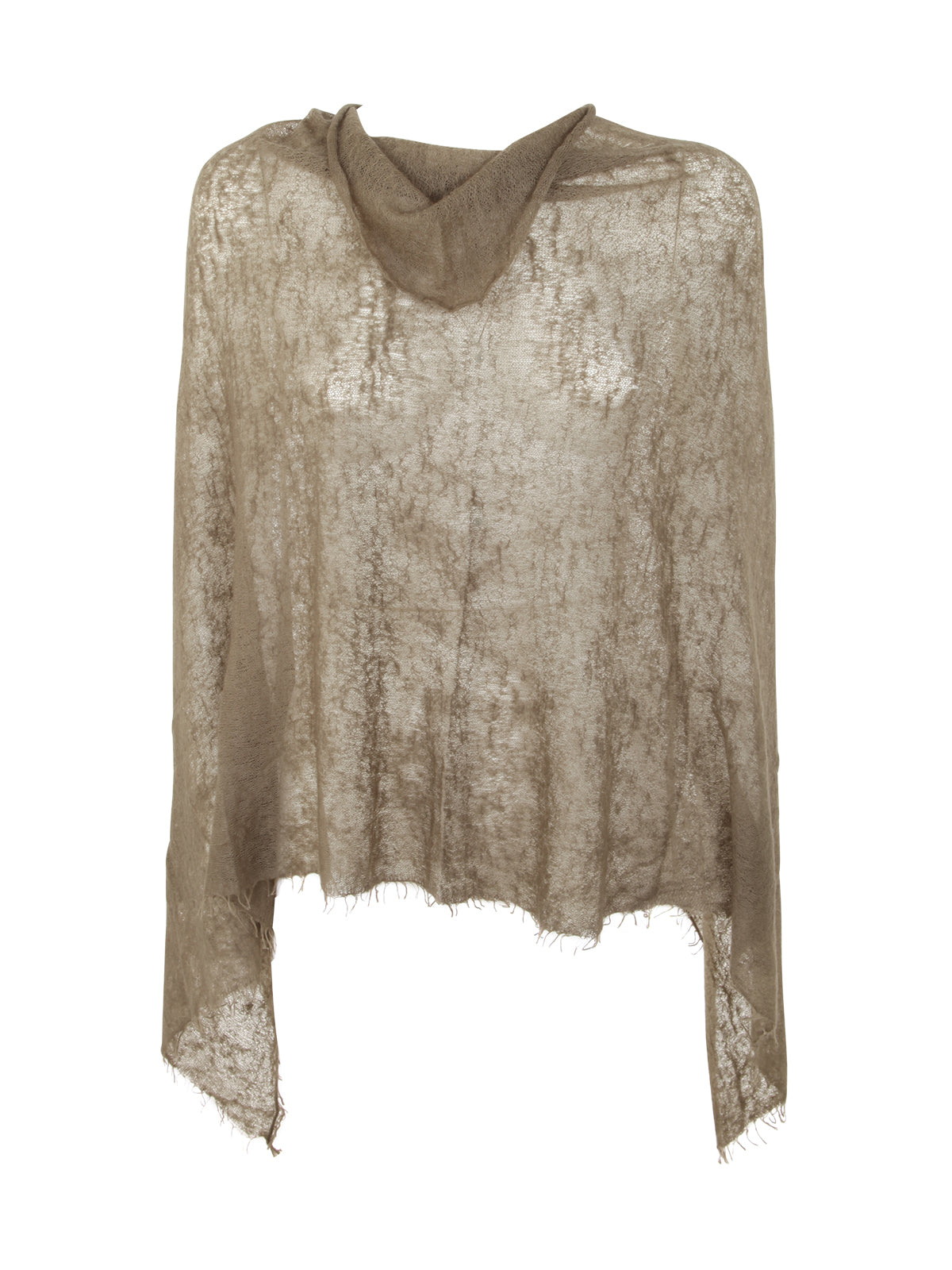 MIRROR IN THE SKY Semi Felted Poncho for Women