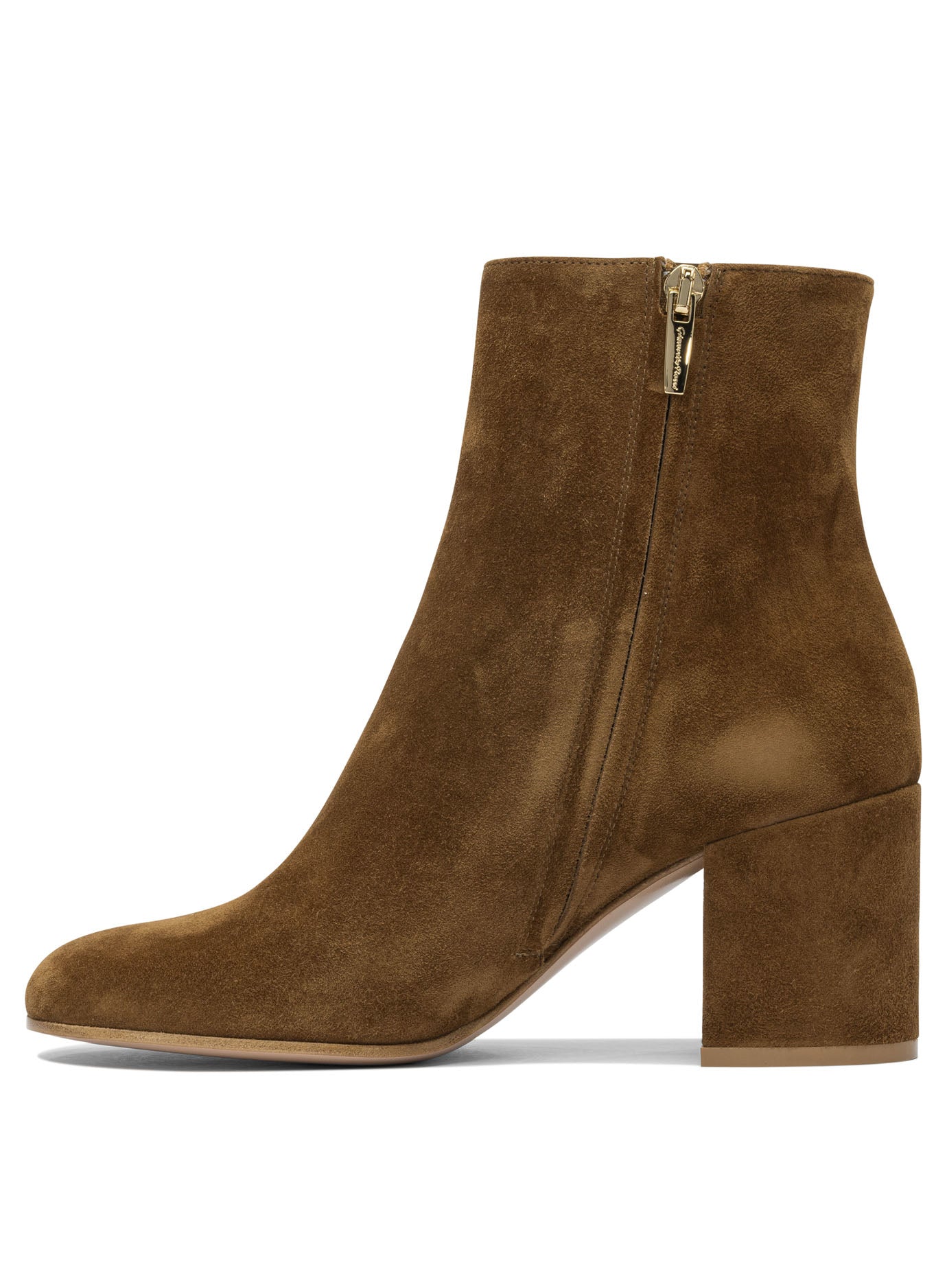 GIANVITO ROSSI Classic Leather Ankle Boots for Women