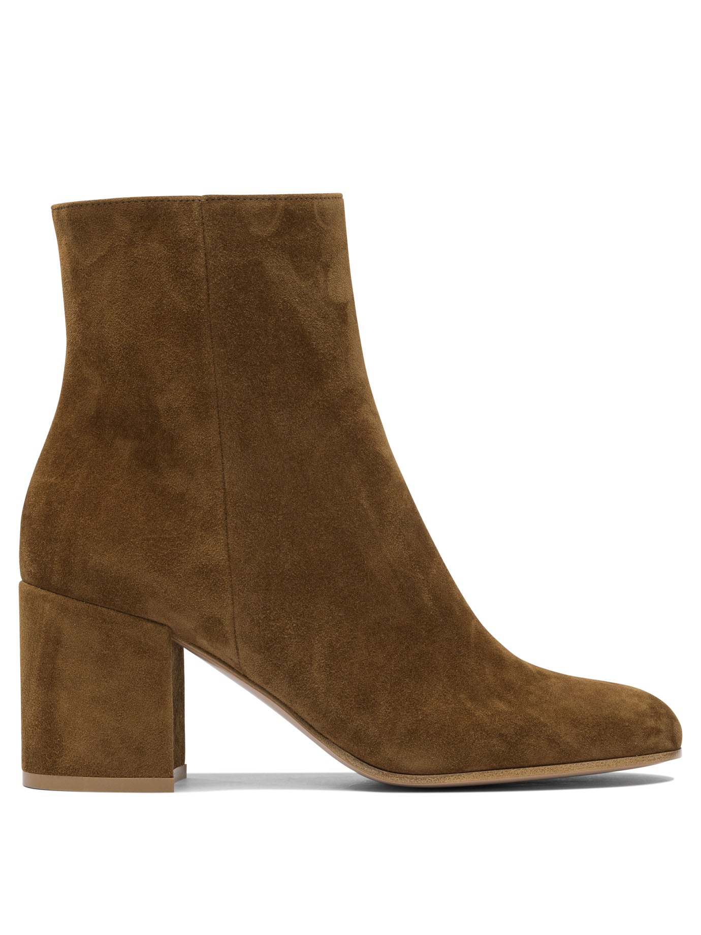 GIANVITO ROSSI Classic Leather Ankle Boots for Women