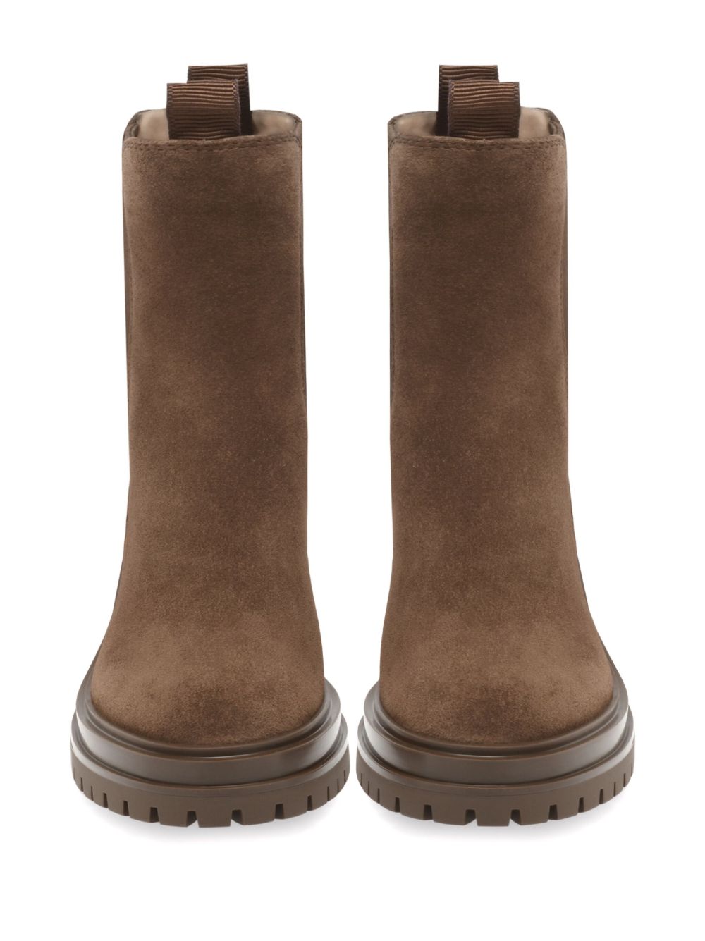 GIANVITO ROSSI Chester Suede Leather Ankle Boots for Women