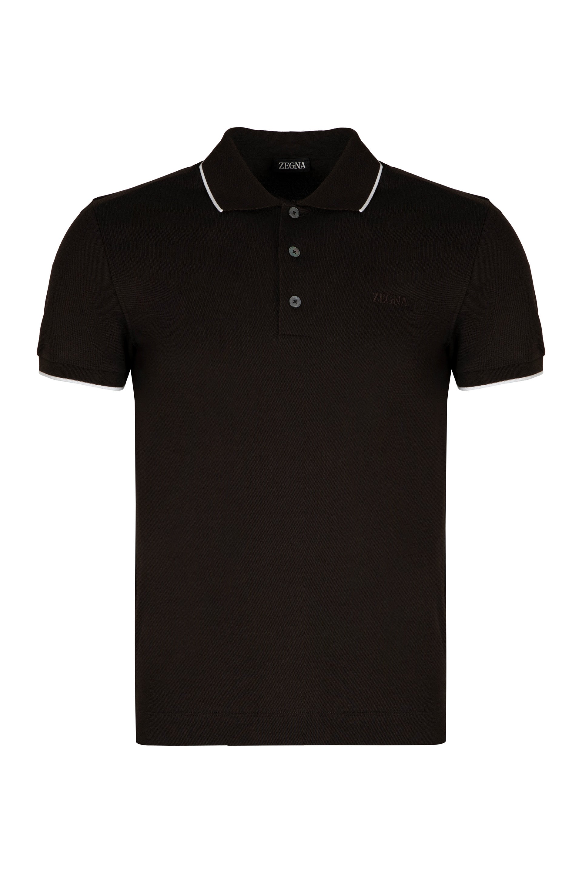 ZEGNA Cotton-Piqué Polo Shirt - Men's Classic Fit
