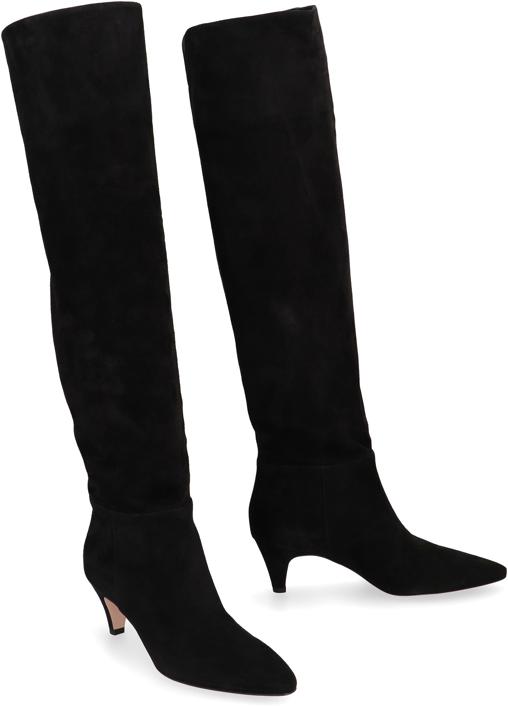 GIANVITO ROSSI Elise Suede Knee High Boots