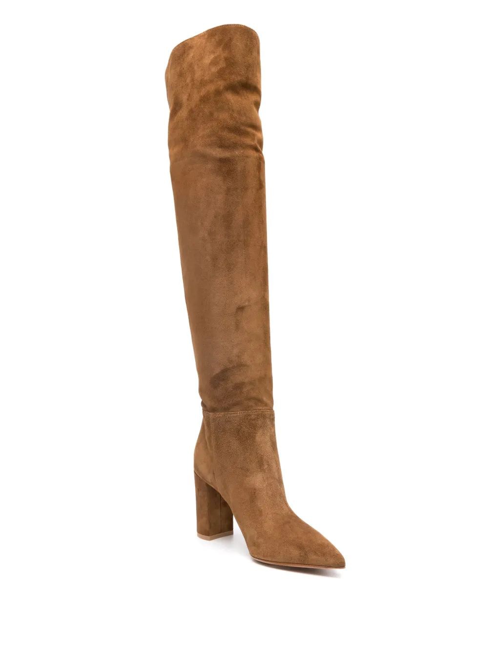 GIANVITO ROSSI Chic Suede Western-Style Boots for Women