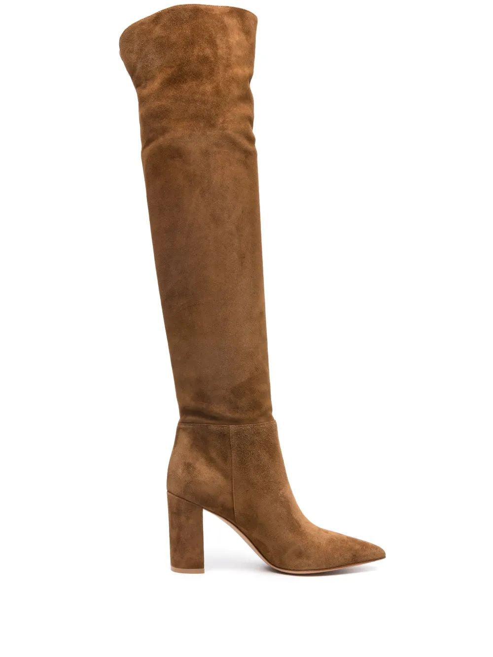 GIANVITO ROSSI Chic Suede Western-Style Boots for Women