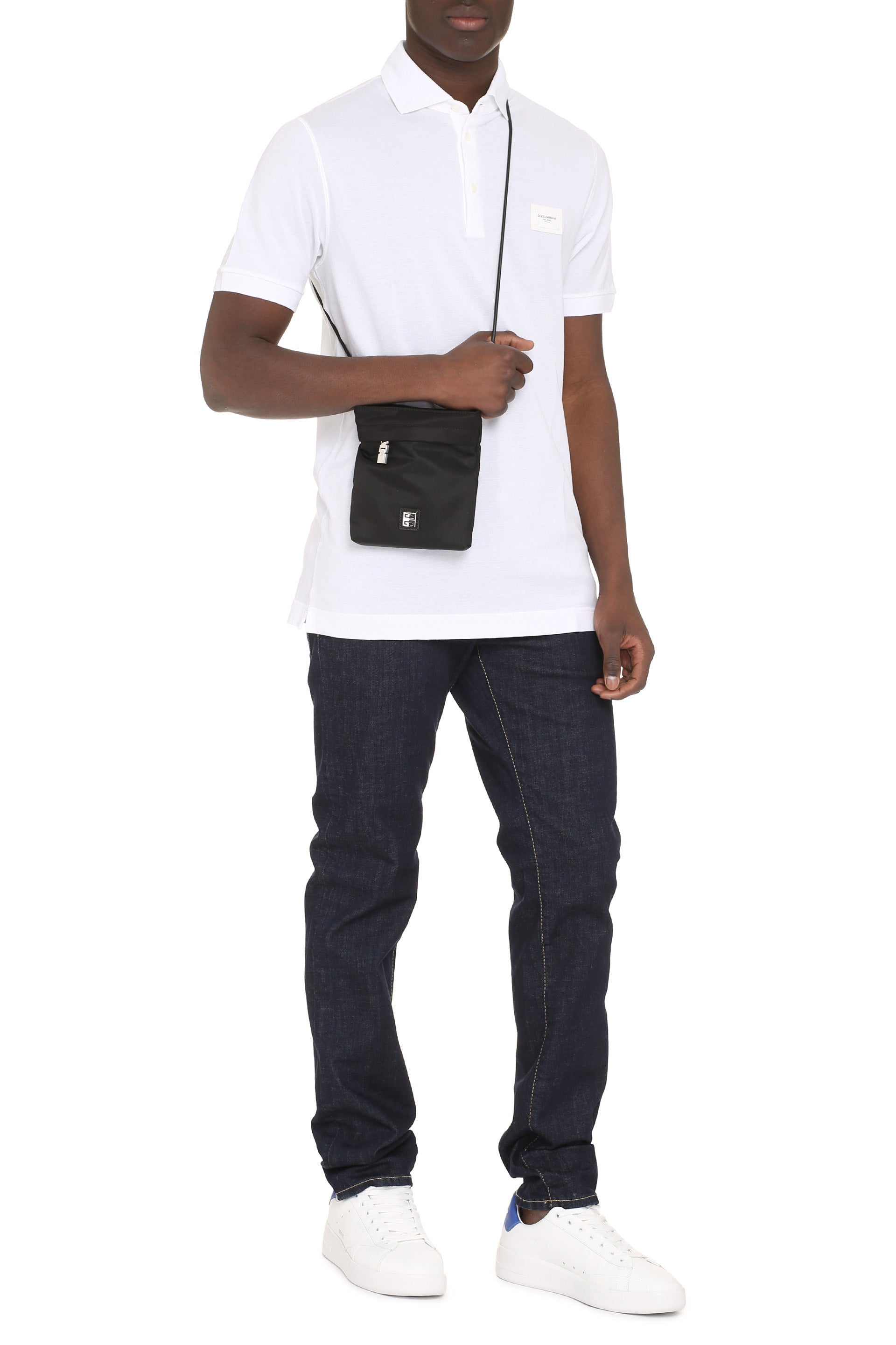 DOLCE & GABBANA Cotton-Piqué Polo Shirt for Men