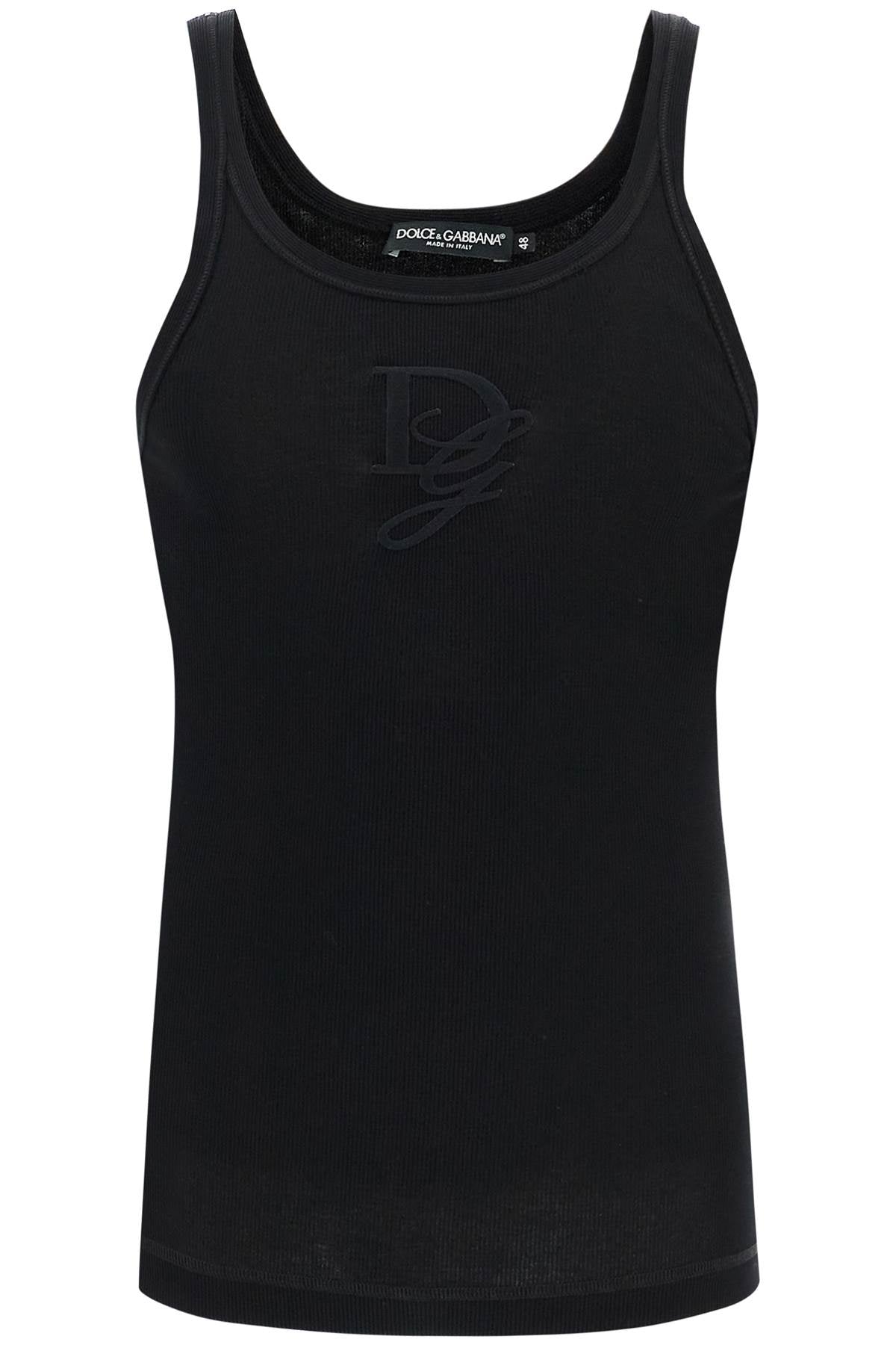 DOLCE & GABBANA Cotton Tank Top for Men - SS25 Collection