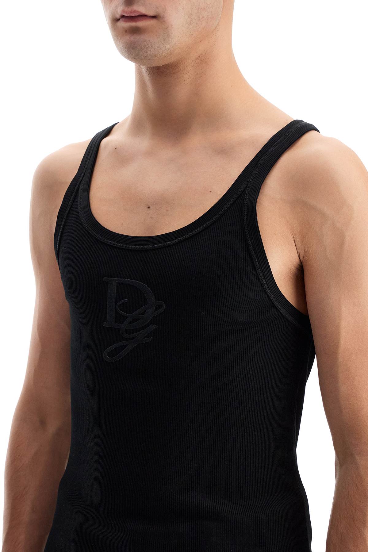 DOLCE & GABBANA Cotton Tank Top for Men - SS25 Collection