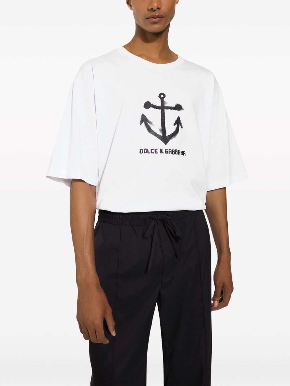 DOLCE & GABBANA Cotton Crew-Neck T-Shirt for Men