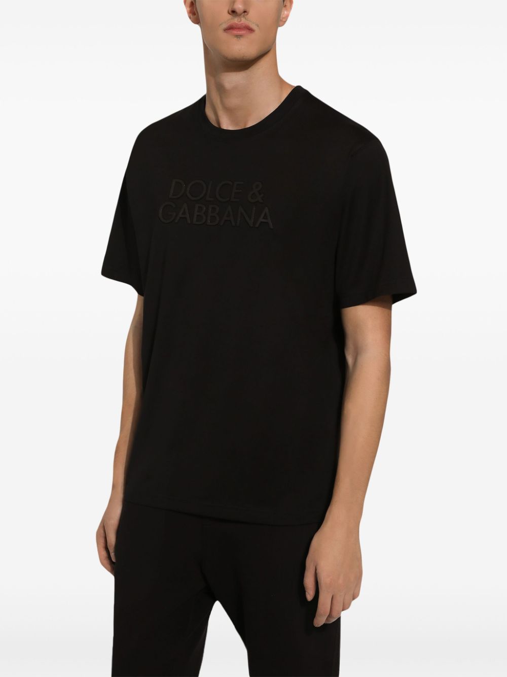 DOLCE & GABBANA Classic Cotton Tee for Men - Perfect for Fall 2024