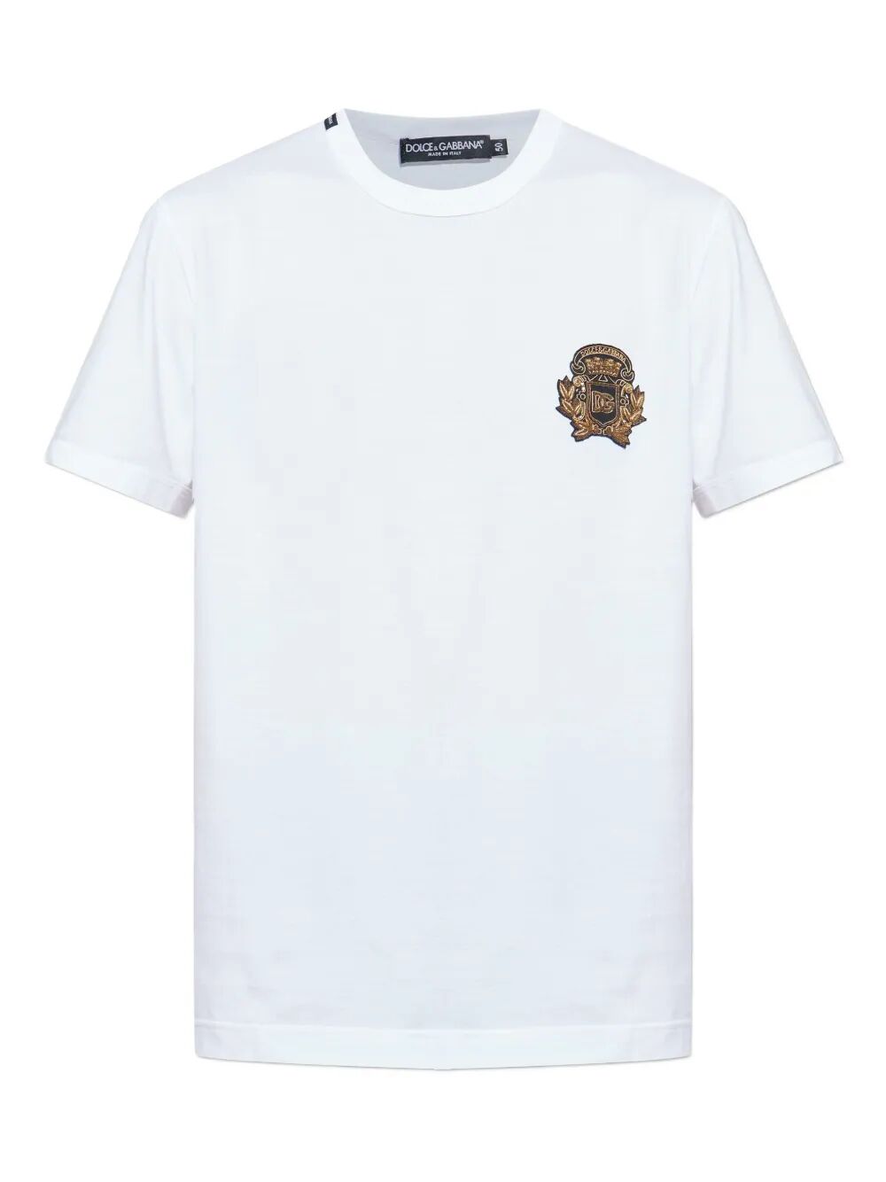 DOLCE & GABBANA Classic 100% Cotton T-Shirt for Men - FW25 Collection