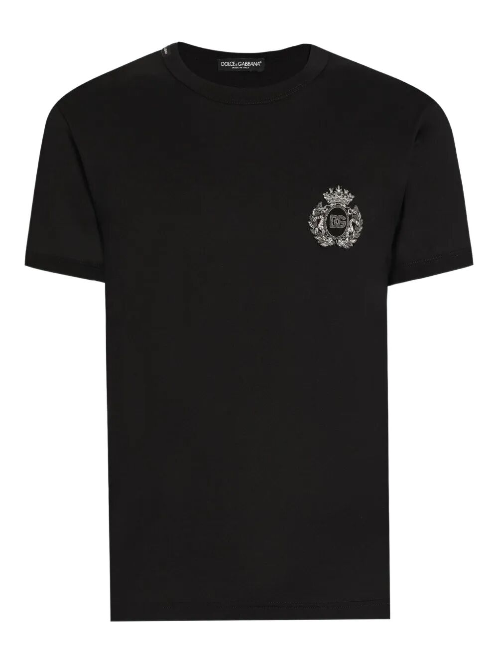 DOLCE & GABBANA Logo-Patch Cotton T-Shirt