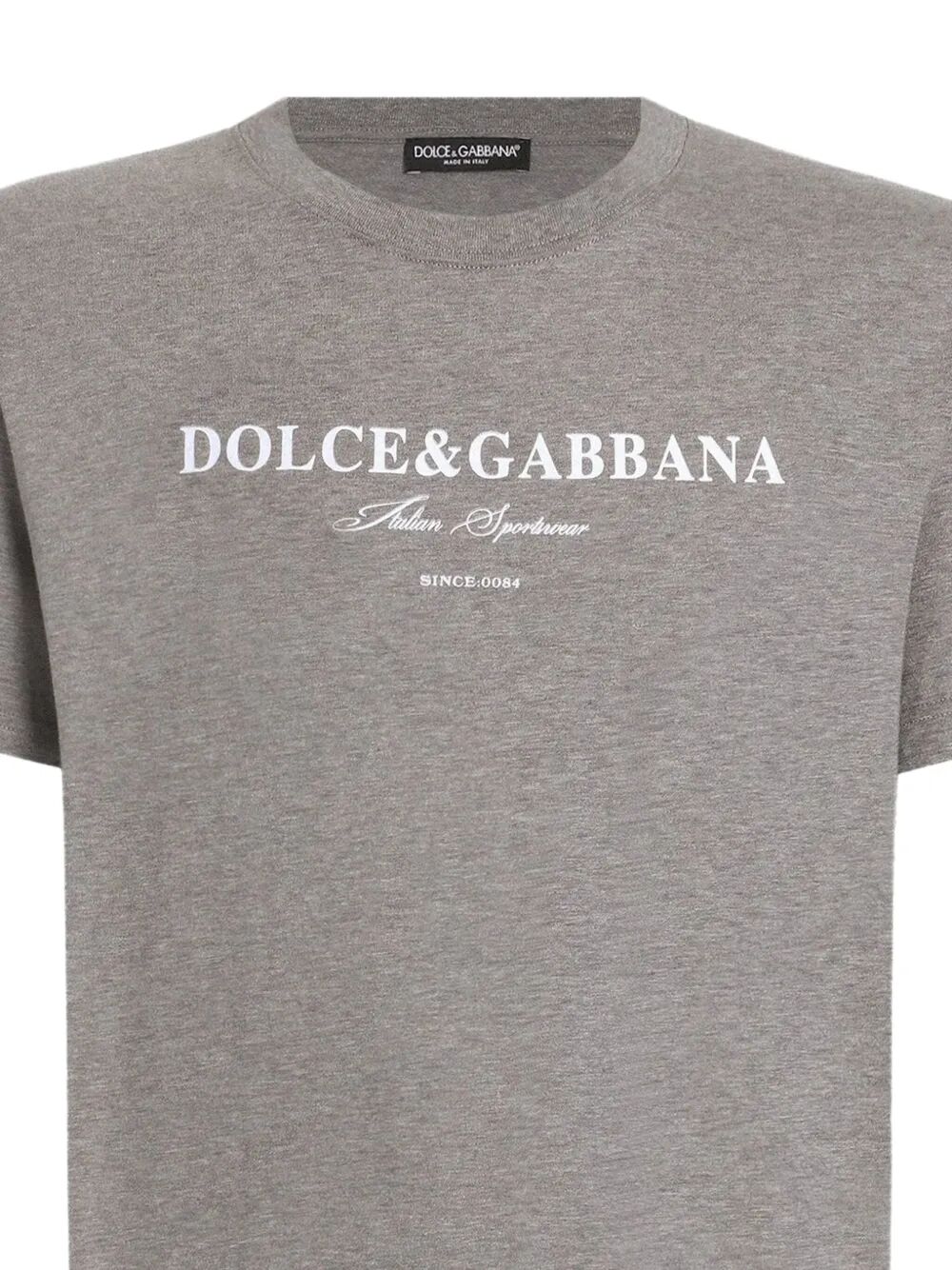 DOLCE & GABBANA Logo Cotton T-Shirt for Men - FW25 Collection