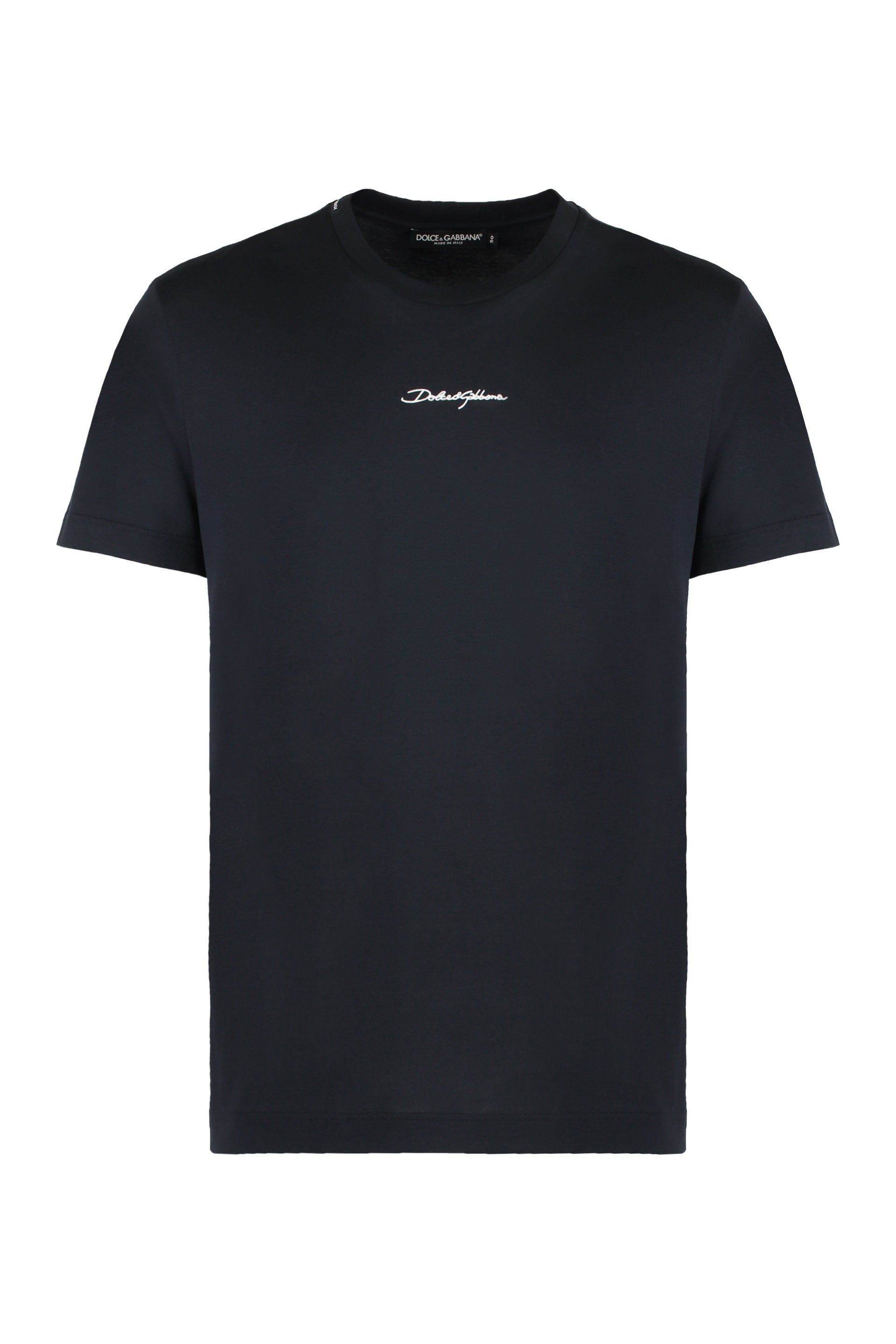 DOLCE & GABBANA Essential Cotton Crew-Neck T-Shirt for Men