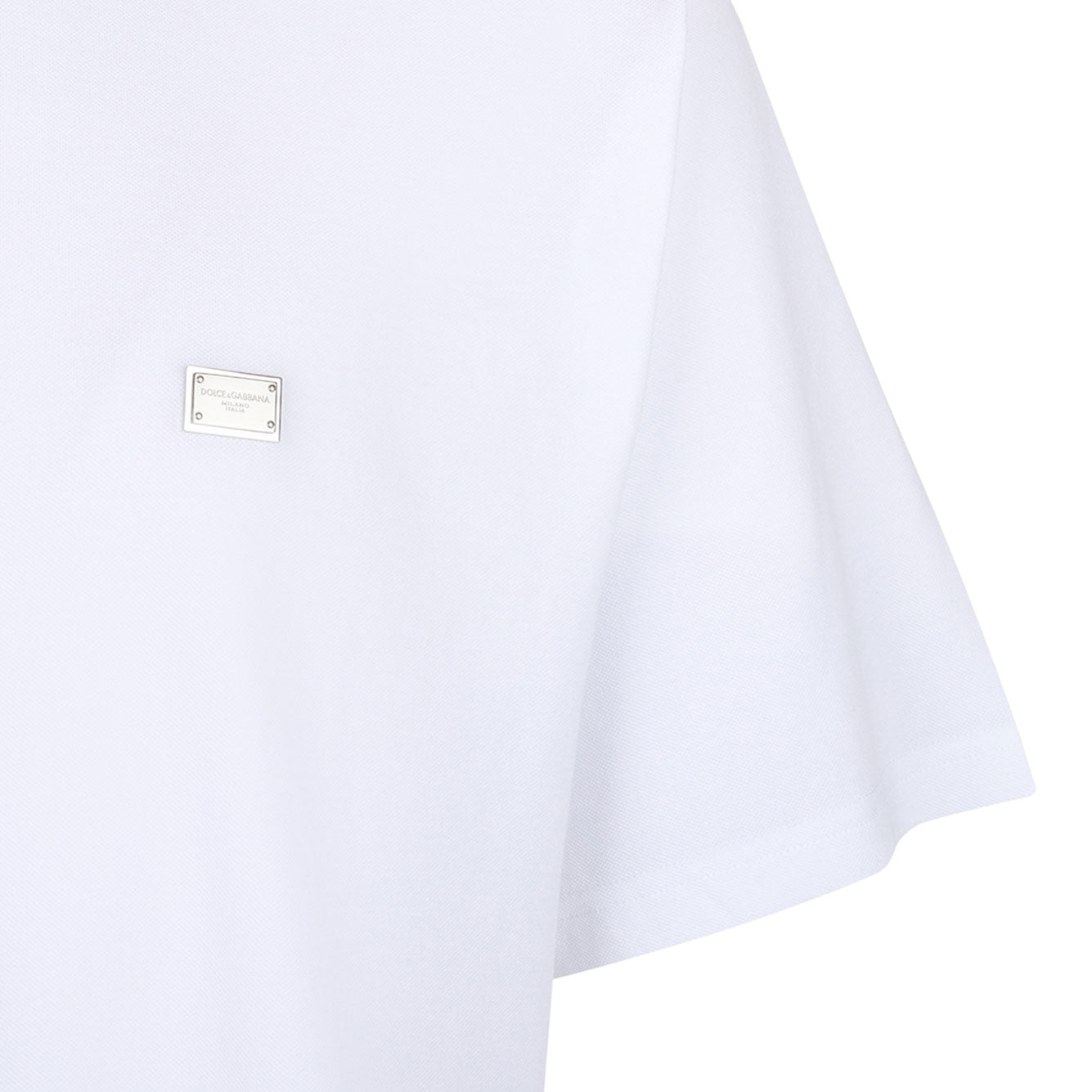 DOLCE & GABBANA Classic Cotton Piqué T-Shirt for Men