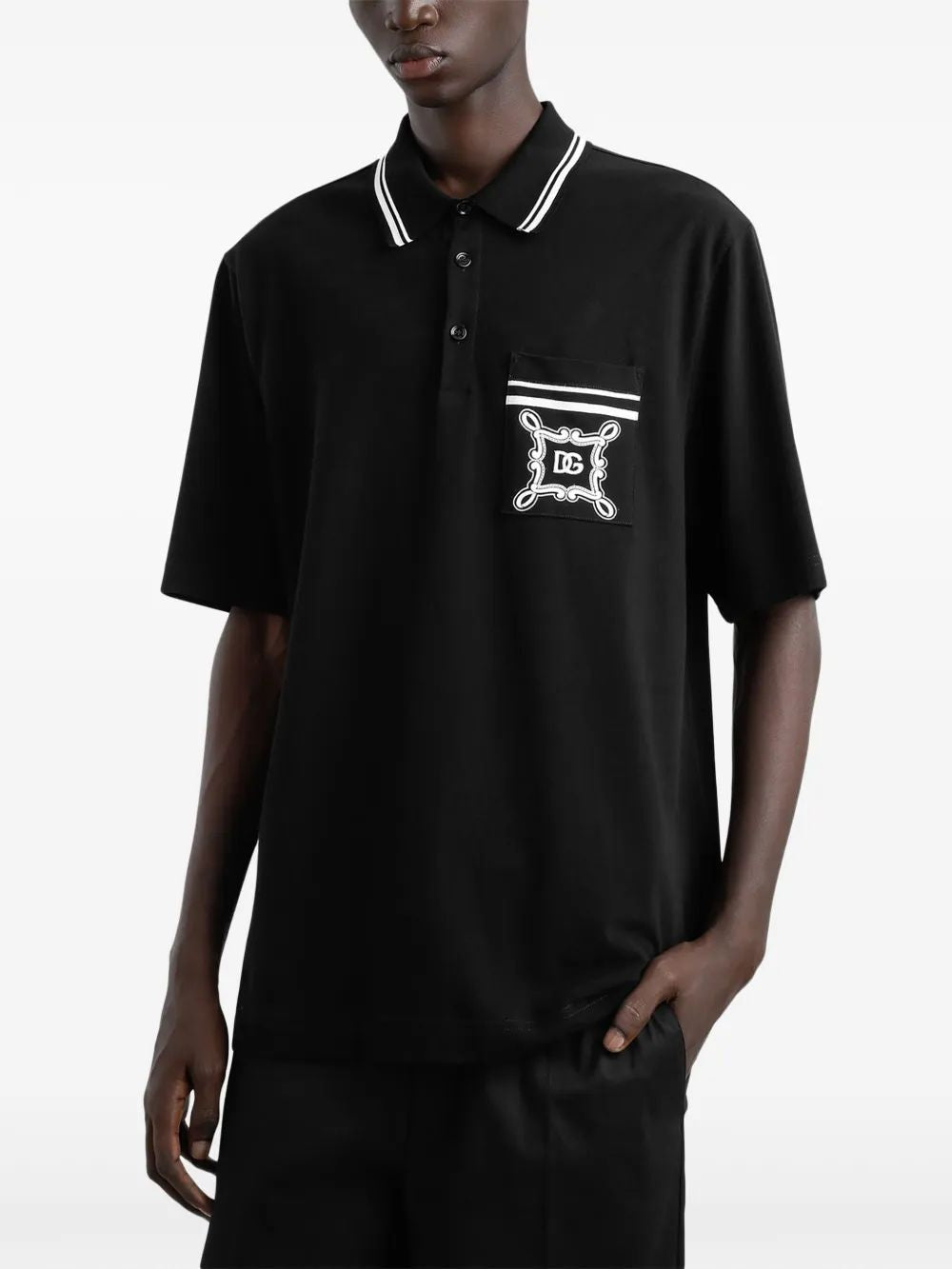 DOLCE & GABBANA Classic Fit Short Sleeve Polo