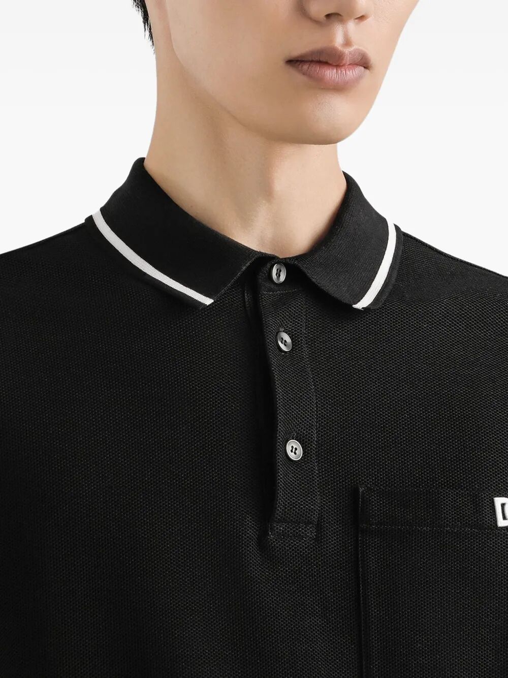 DOLCE & GABBANA Cotton-Piqué Polo Shirt for Men