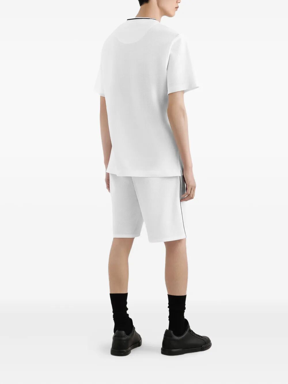 DOLCE & GABBANA Embroidered Logo Cotton T-Shirt