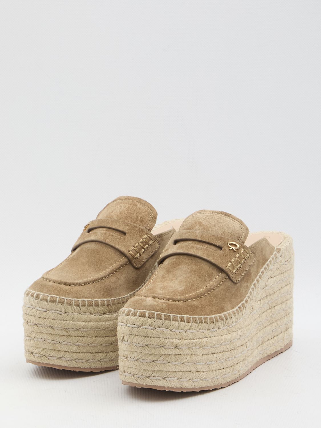 GIANVITO ROSSI Maxilla Espadrilles 6cm Platform 10cm Wedge for Women