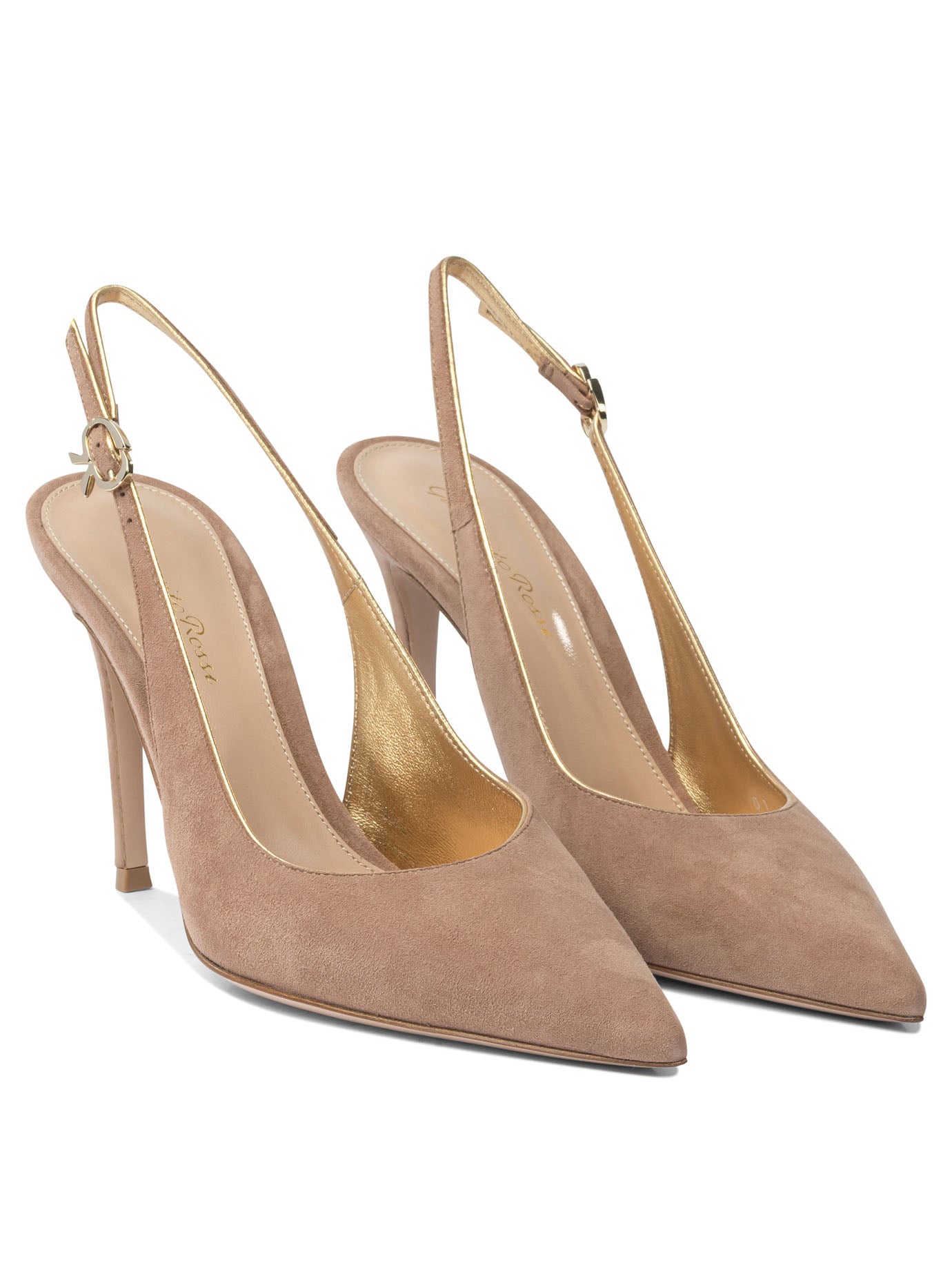 GIANVITO ROSSI Elegant Slingback 100MM with Tapered Toe