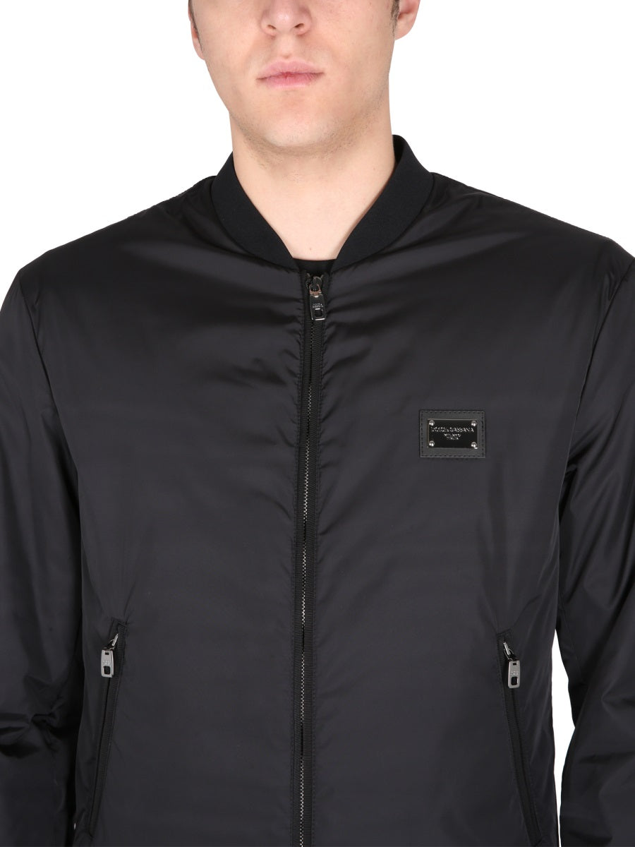 DOLCE & GABBANA Iconic Patch Logo Jacket