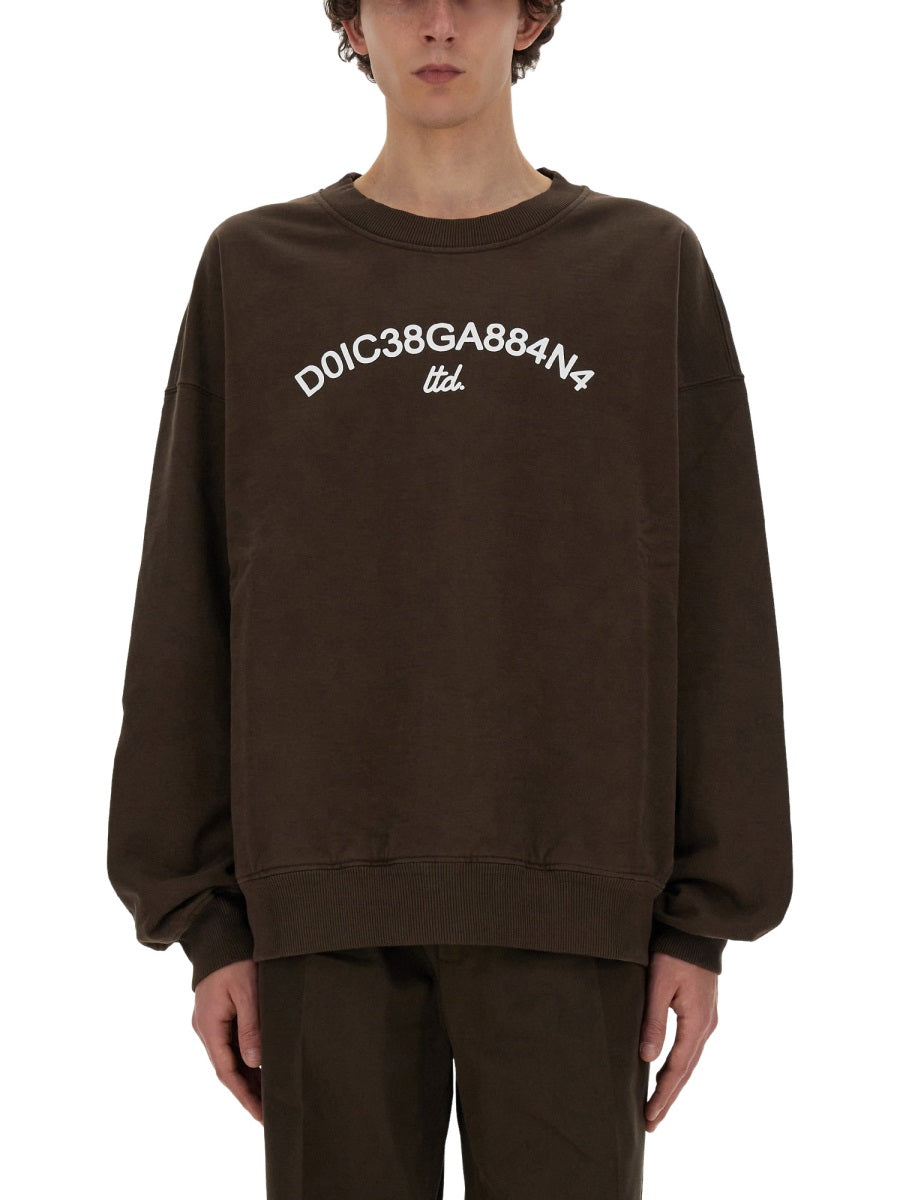 DOLCE & GABBANA Classic Logo Sweatshirt - Size L