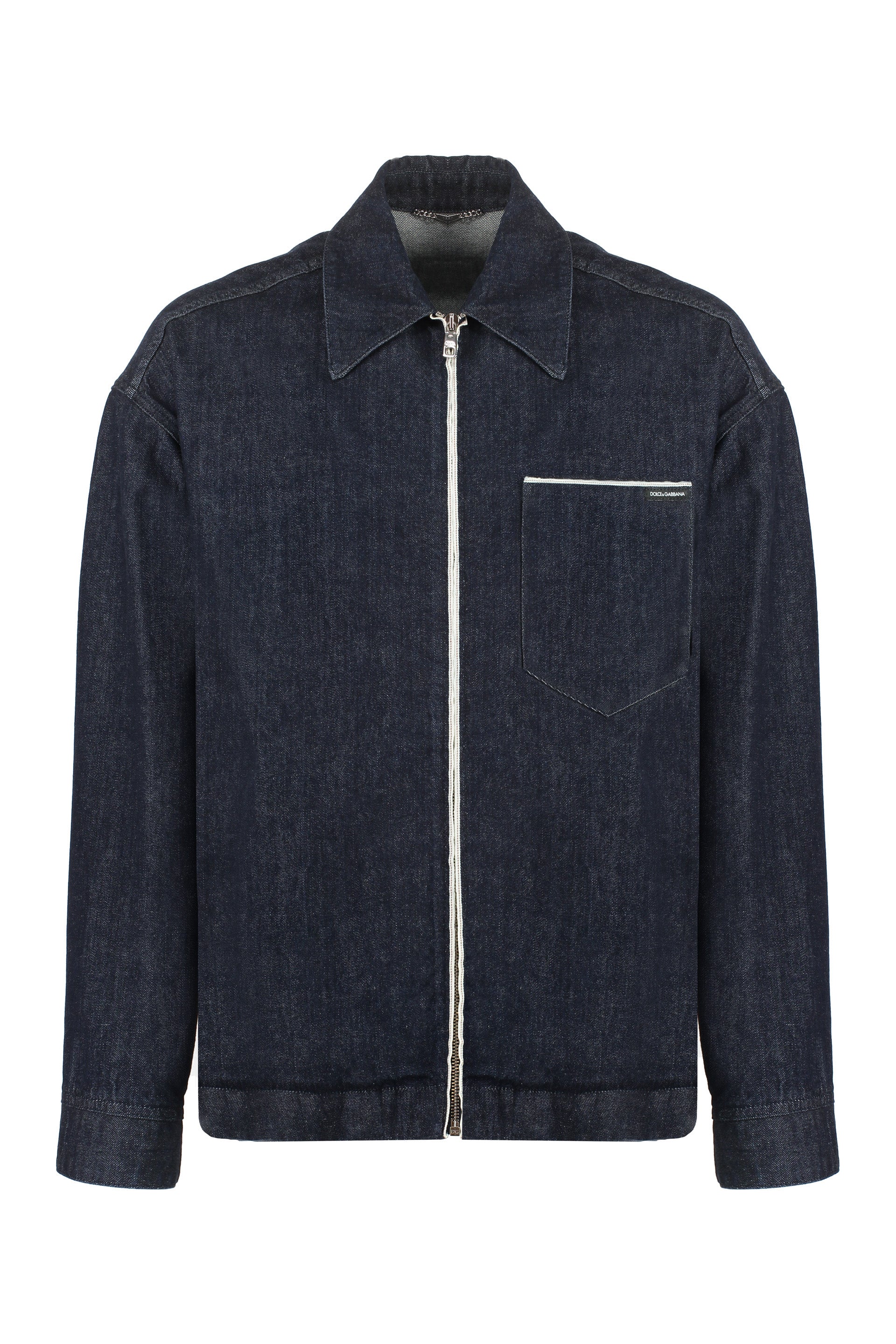 DOLCE & GABBANA Classic Denim Jacket for Men - Spring/Summer 2024