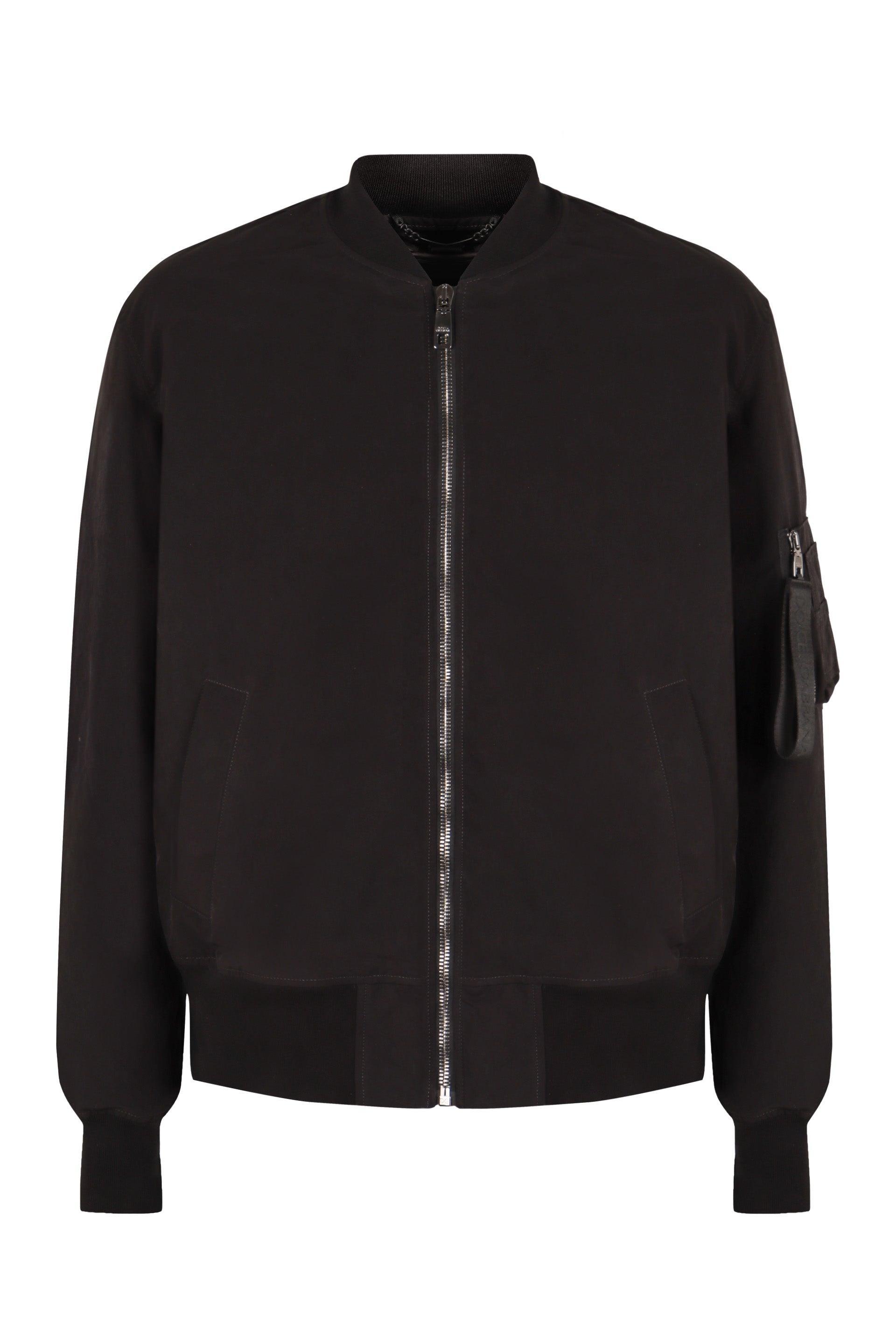 DOLCE & GABBANA Technical Fabric Bomber Jacket for Men