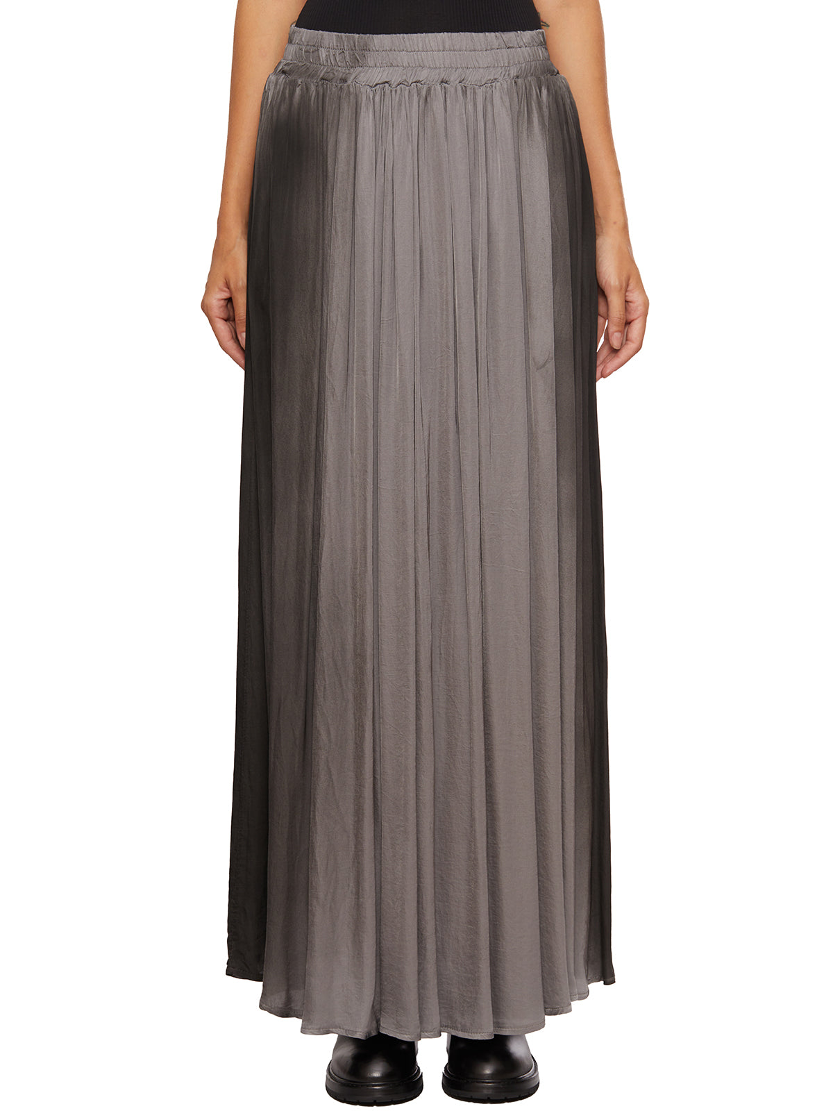 SANCTAMUERTE Elegant Long Skirt for Women (S Size)