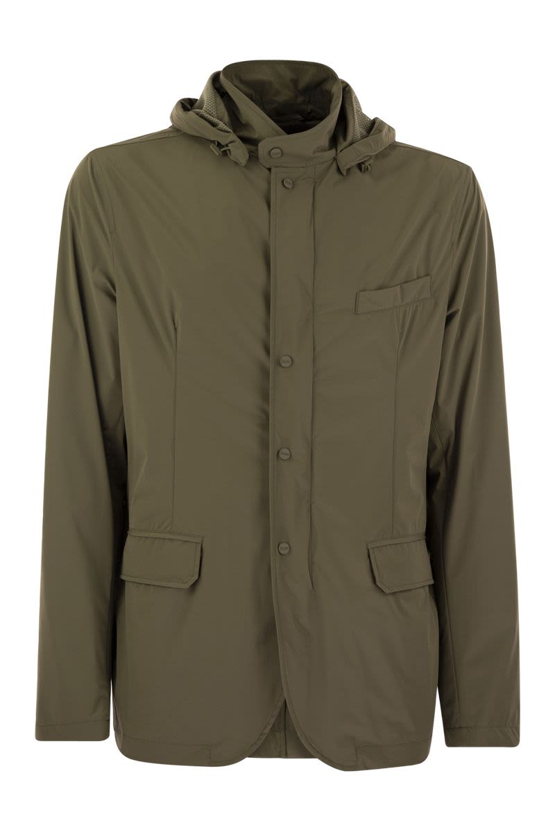 HERNO Lightweight Hooded Jacket for Men