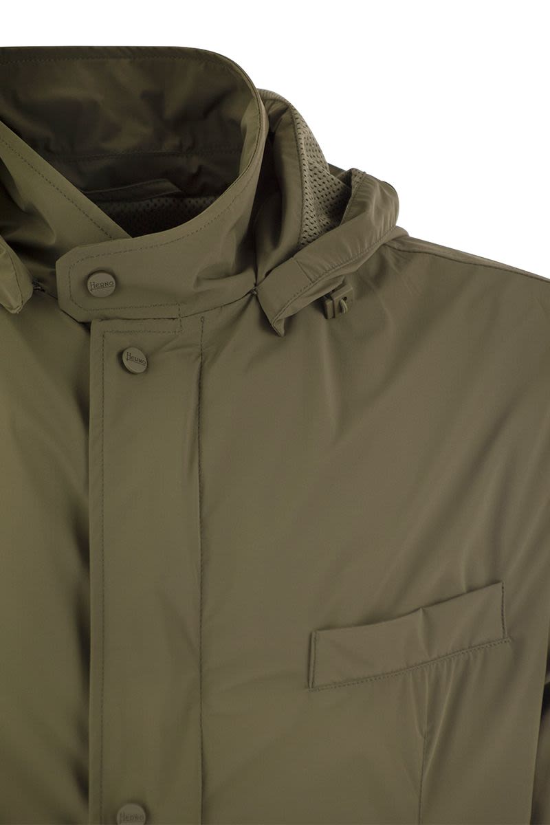 HERNO Lightweight Hooded Jacket for Men