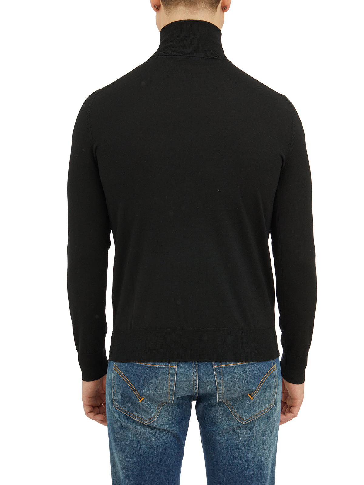 PAOLO PECORA Men's Wool Turtleneck Sweater - Size M