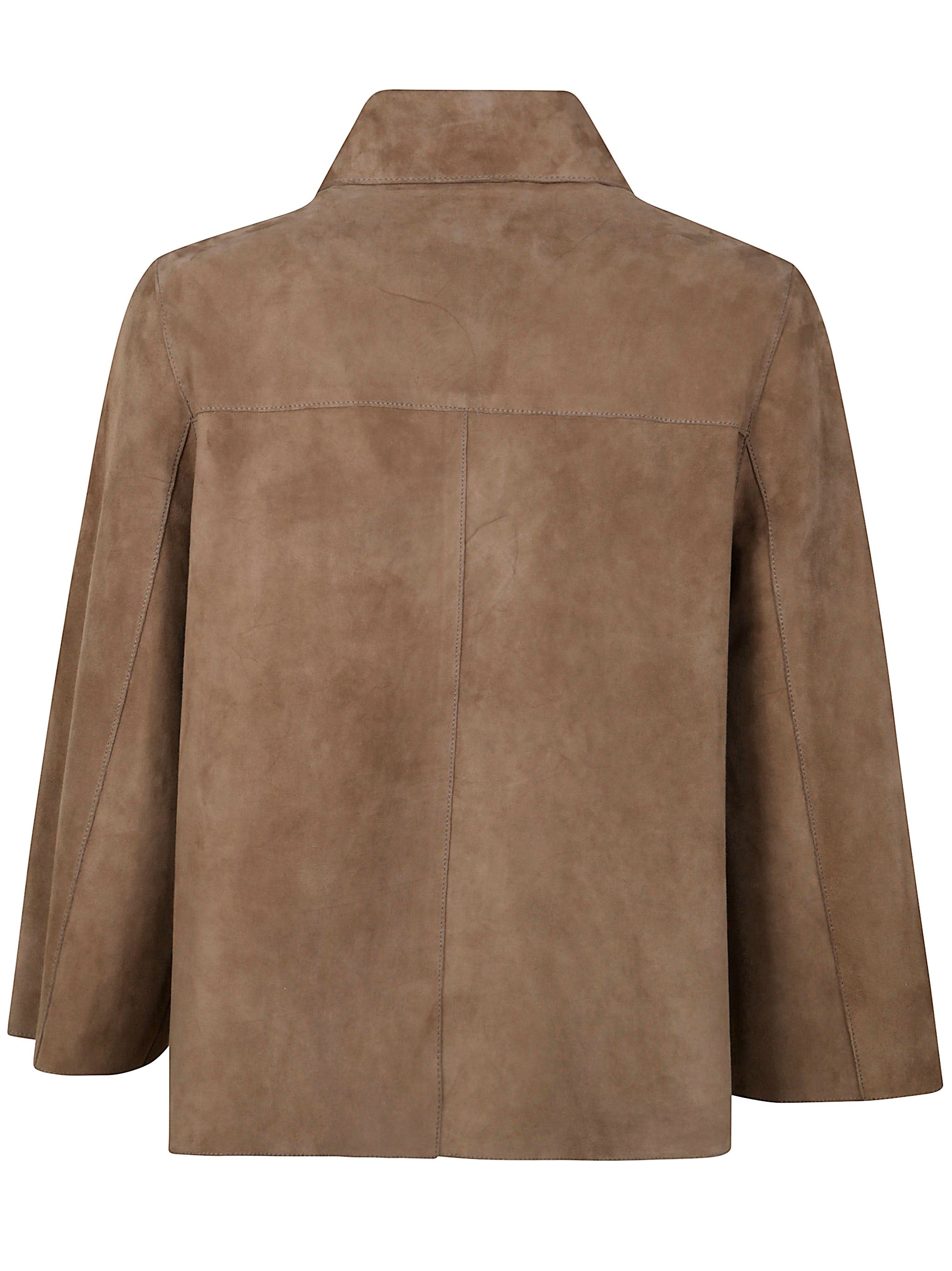 THE JACKIE LEATHERS The Gaia Suede Mini Jacket