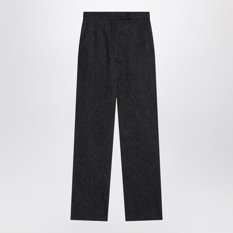 MAX MARA High Waist Denim Effect Trousers for Women