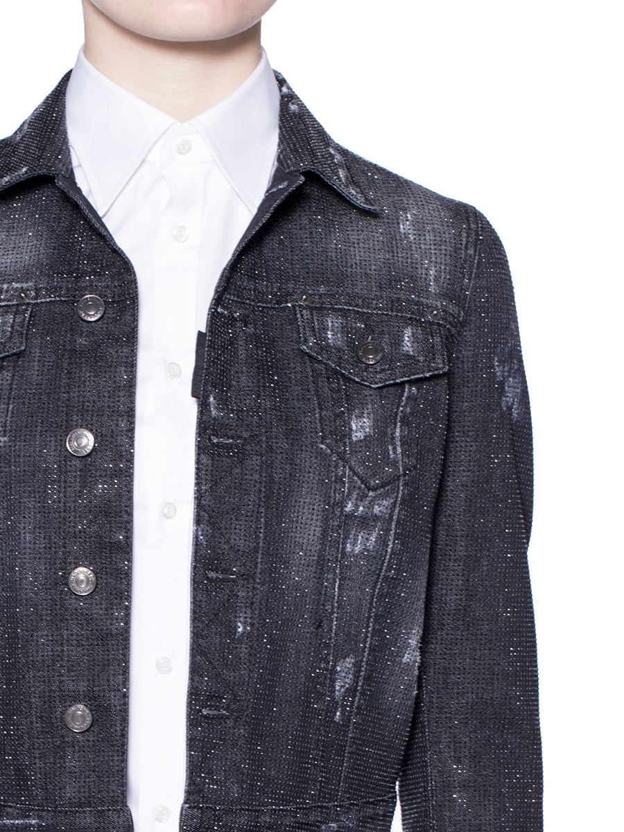 DSQUARED2 Studded Women's Jacket with Front Pockets - Size 38