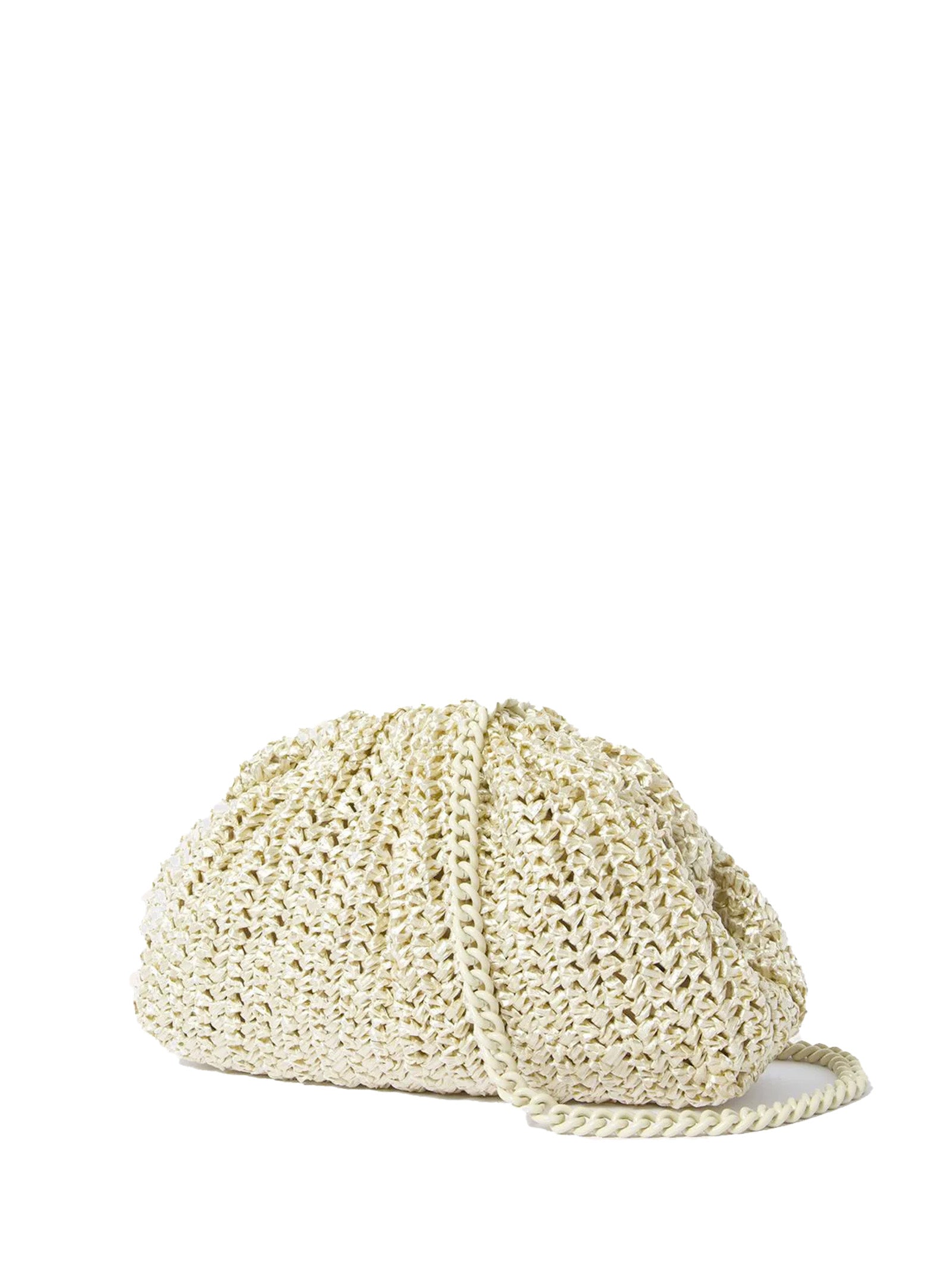 MARIA LA ROSA The Mini Raffia Crochet Clutch