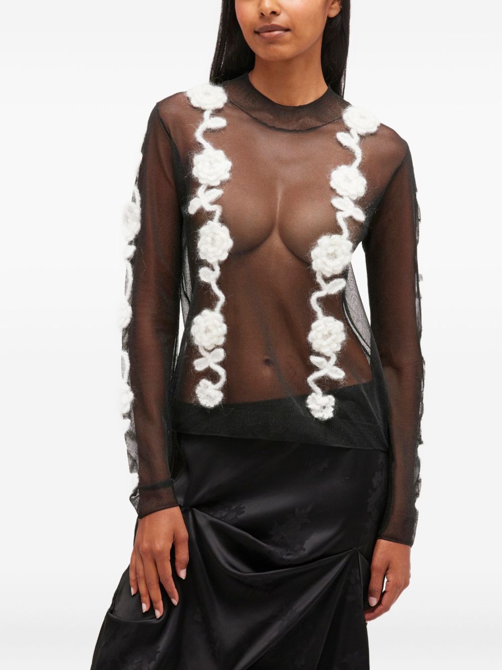 GANNI Luxe Mohair Blend Sweater