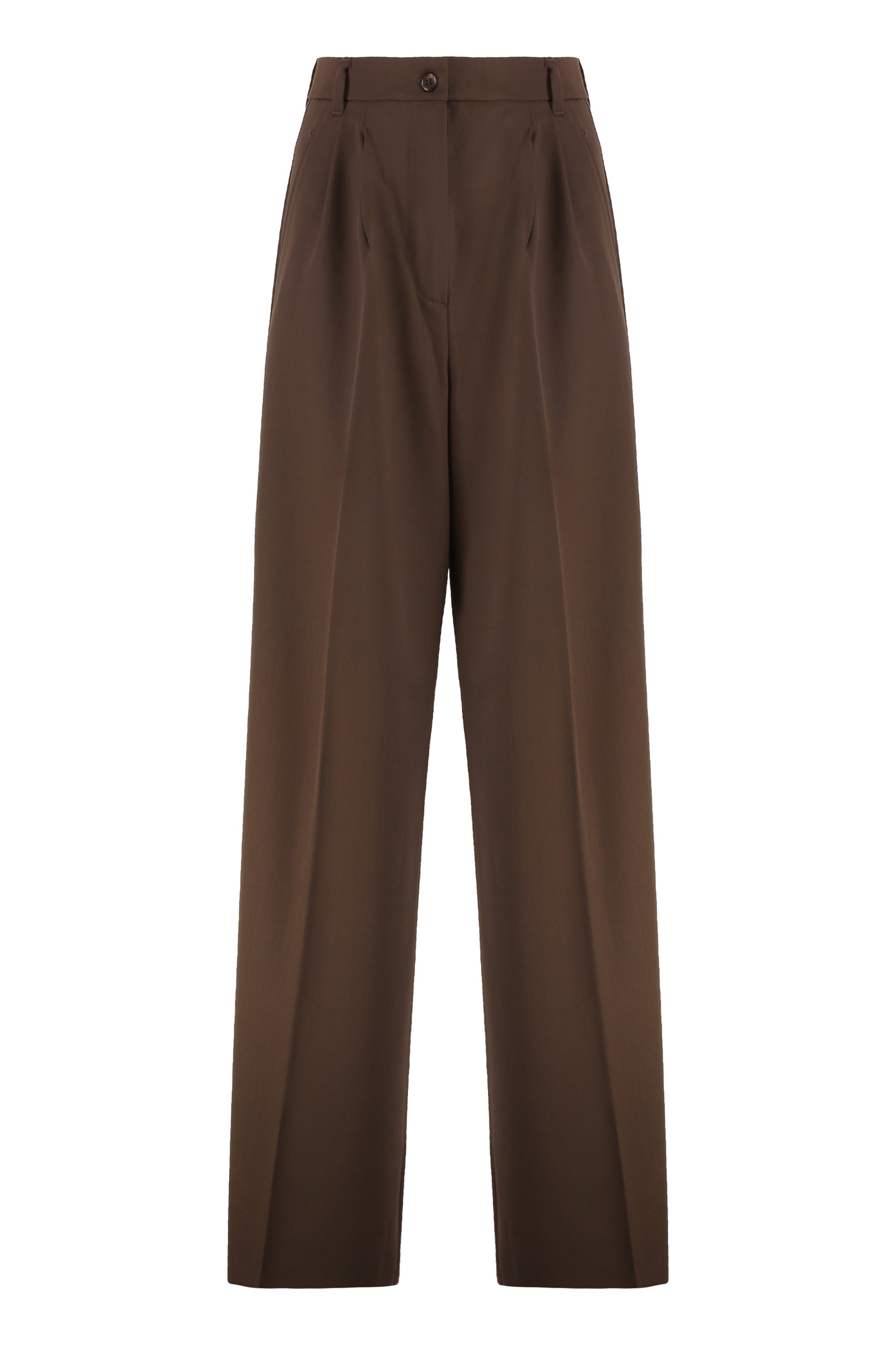 WEEKEND MAX MARA Wool Trousers with Side Pockets