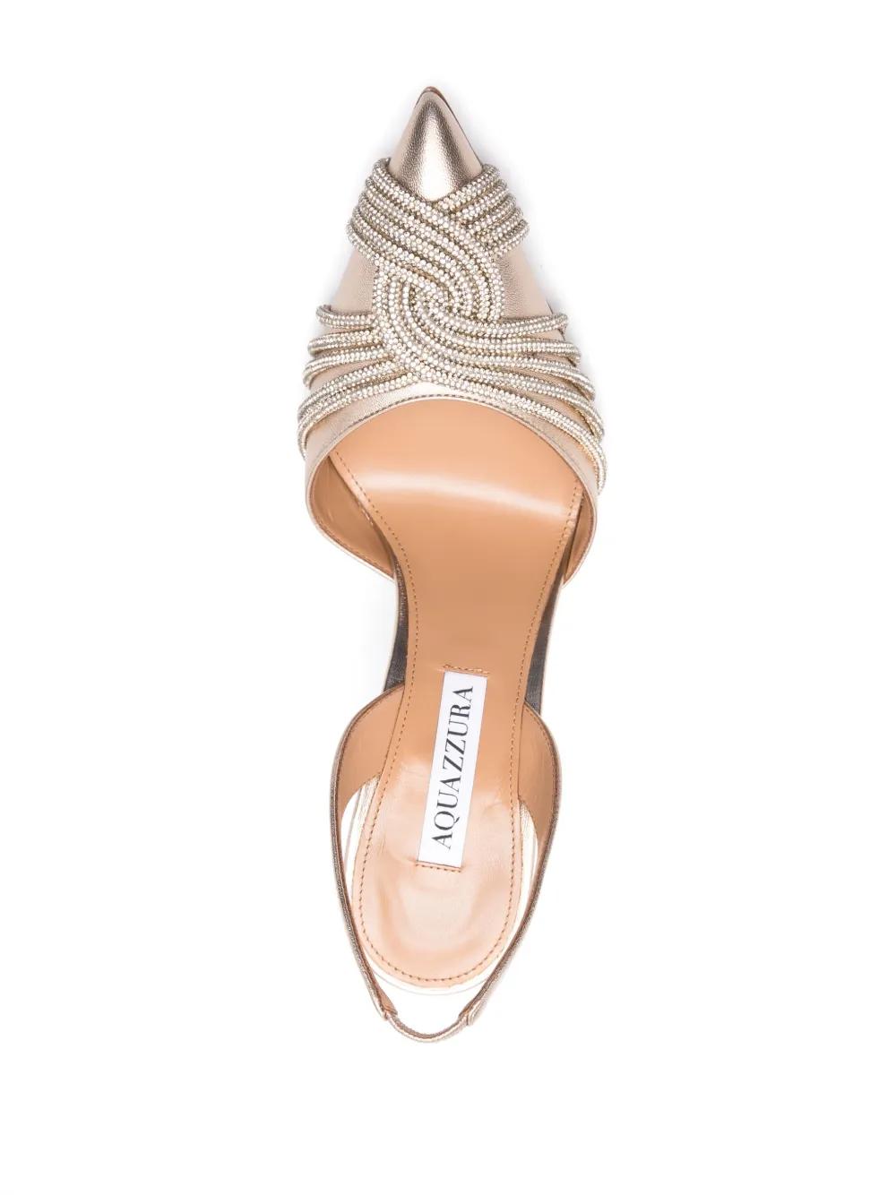 AQUAZZURA Gatsby 105mm Slingback Pumps