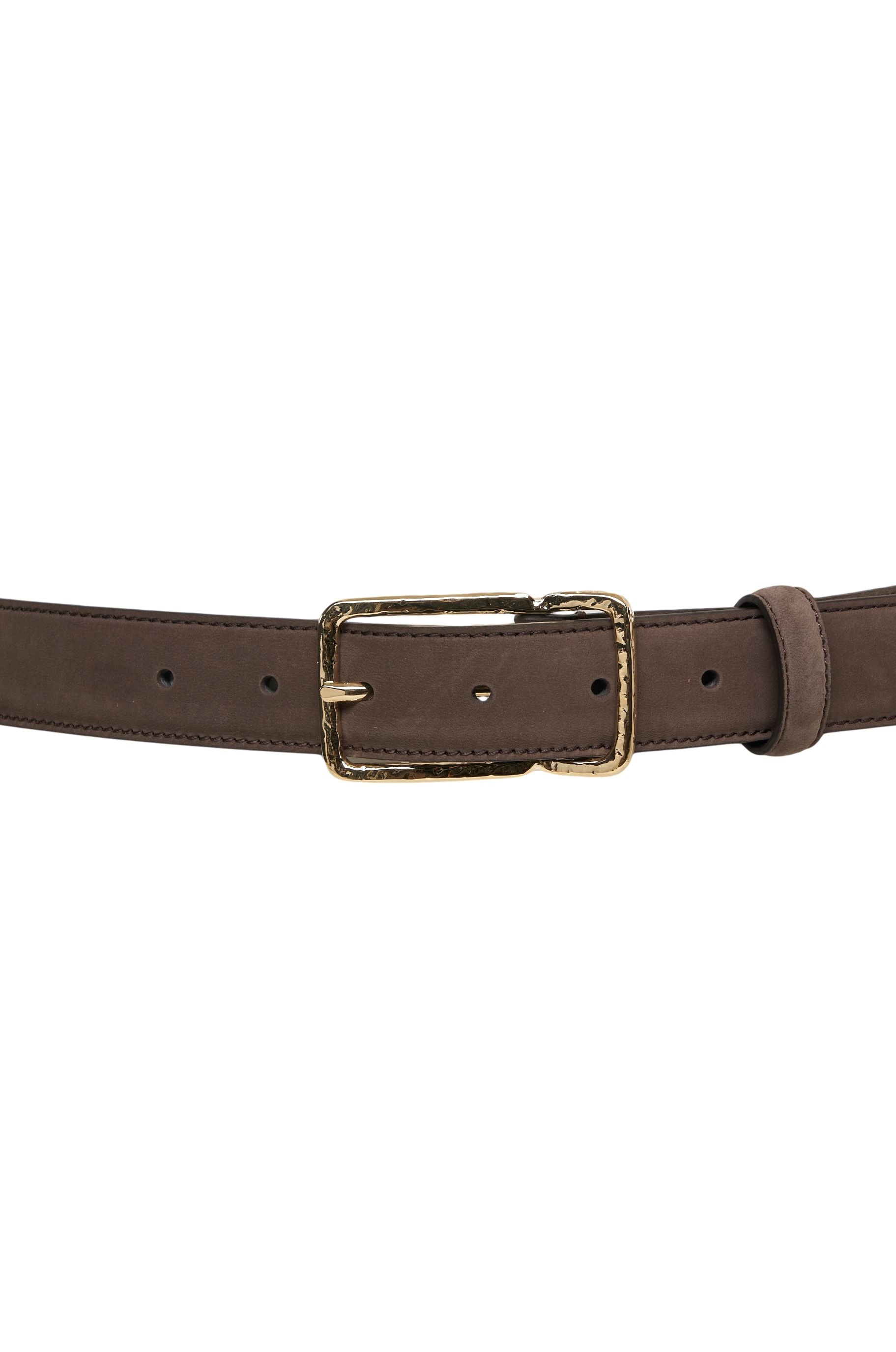 GAVAZZENI Nadia Nubuck Mini Belt - Classic 3 cm Width