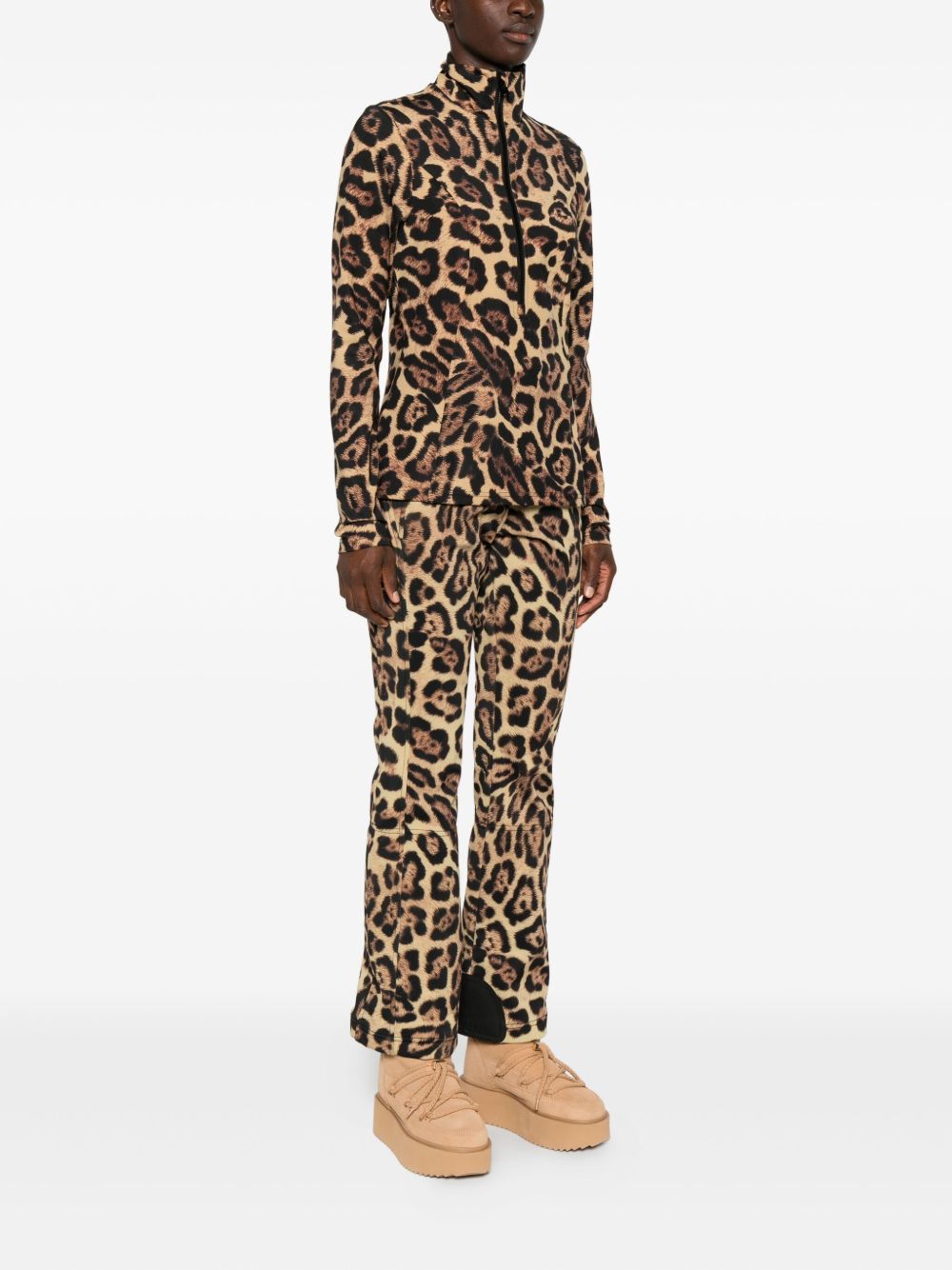 GOLDBERGH Leona Jaguar Print Ski Pully - Women's Size S