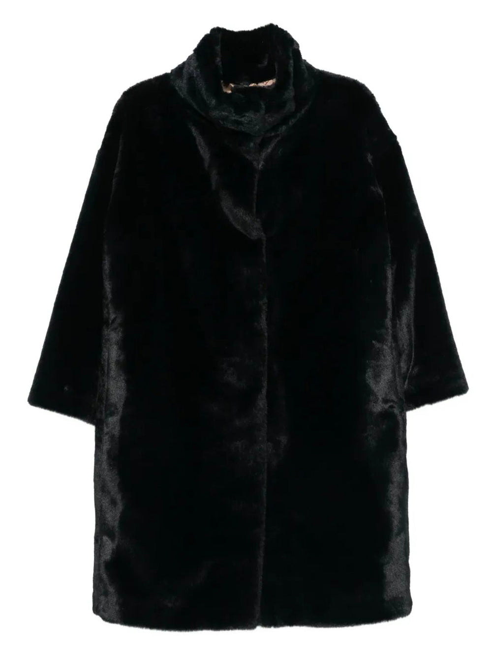 HERNO High-Neck Faux-Fur Jacket for Women