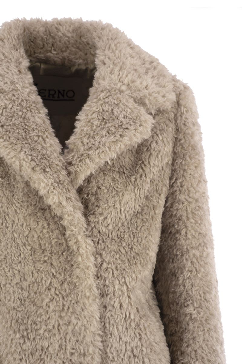 HERNO Faux Fur Jacket