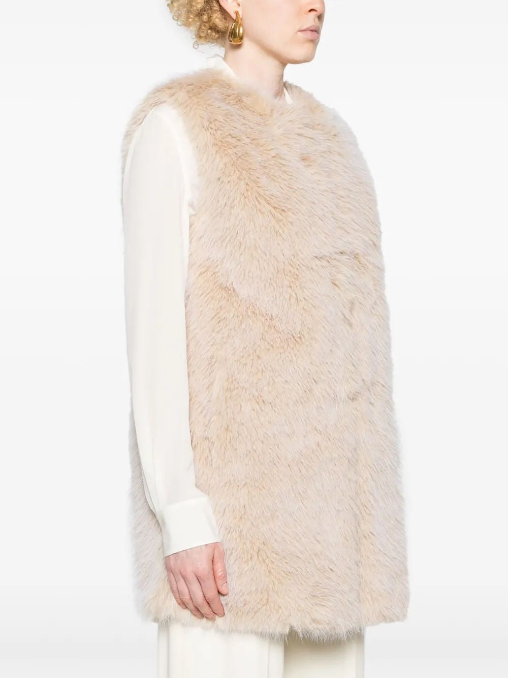 HERNO Elegant Fur Gilet Vest for Women