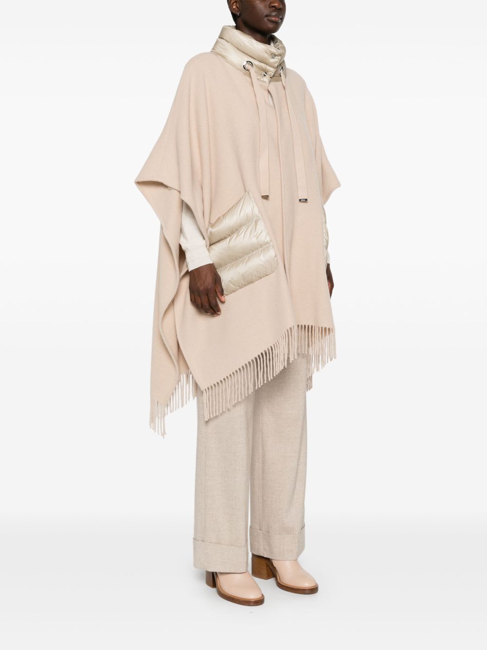 HERNO Wool and Nylon Cape