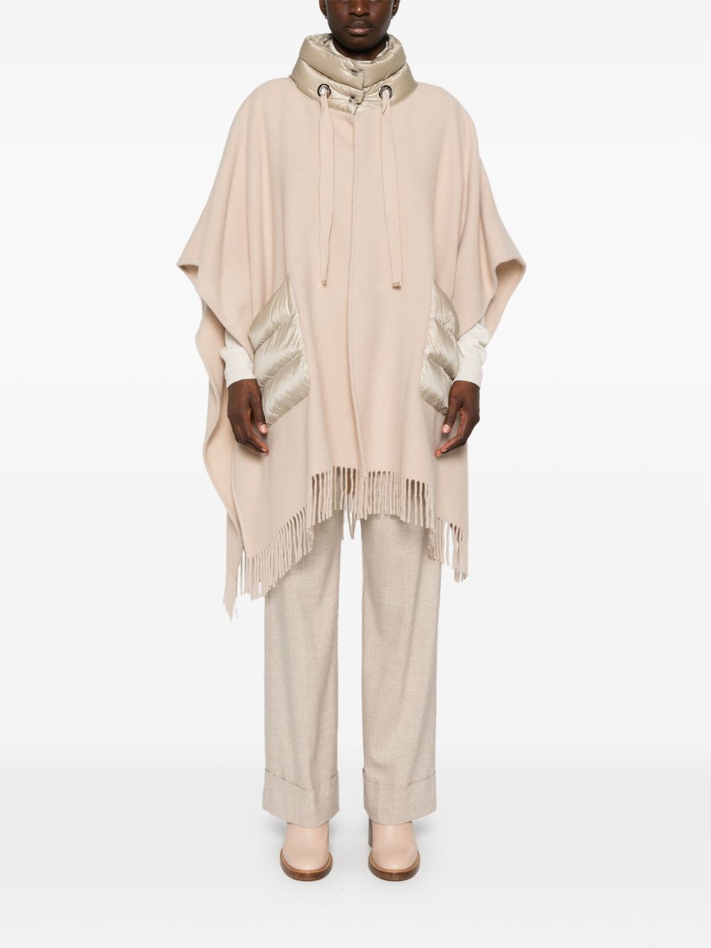 HERNO Wool and Nylon Cape