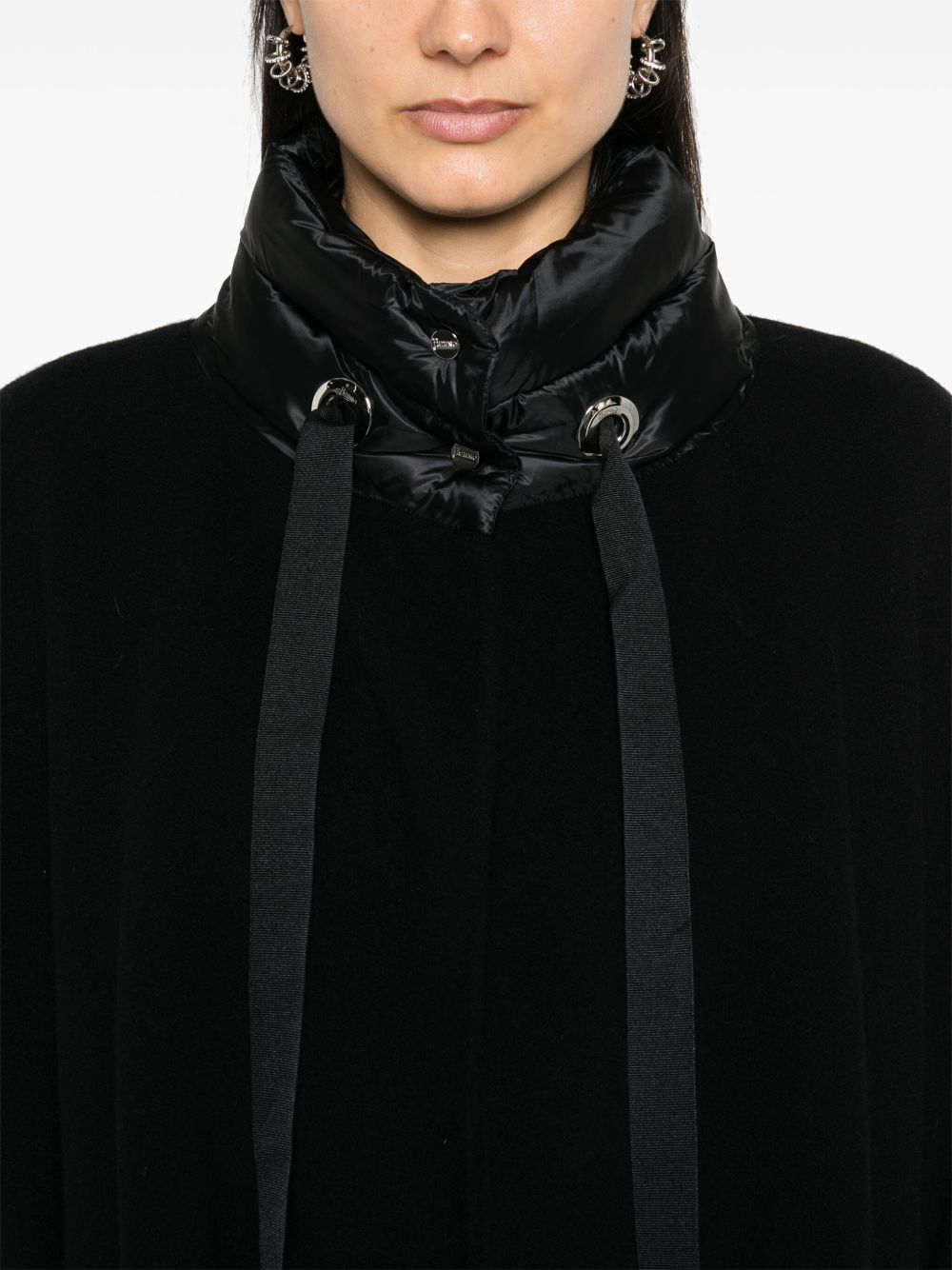 HERNO Wool and Nylon Cape