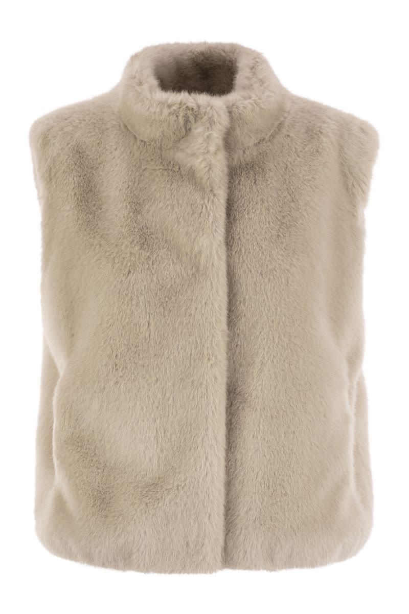 HERNO Faux Fur Waistcoat for Women